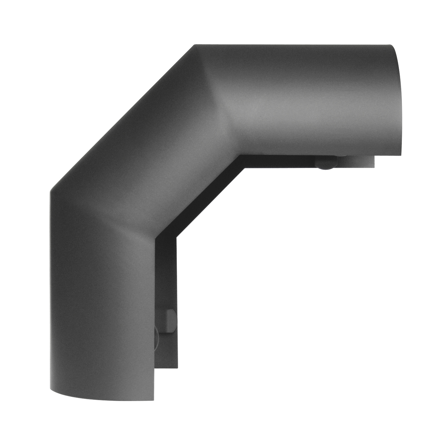 Raik Basic Thermoschild 120mm gussgrau für 3teiligen Bogen 90° für Rauchrohr / Ofenrohr