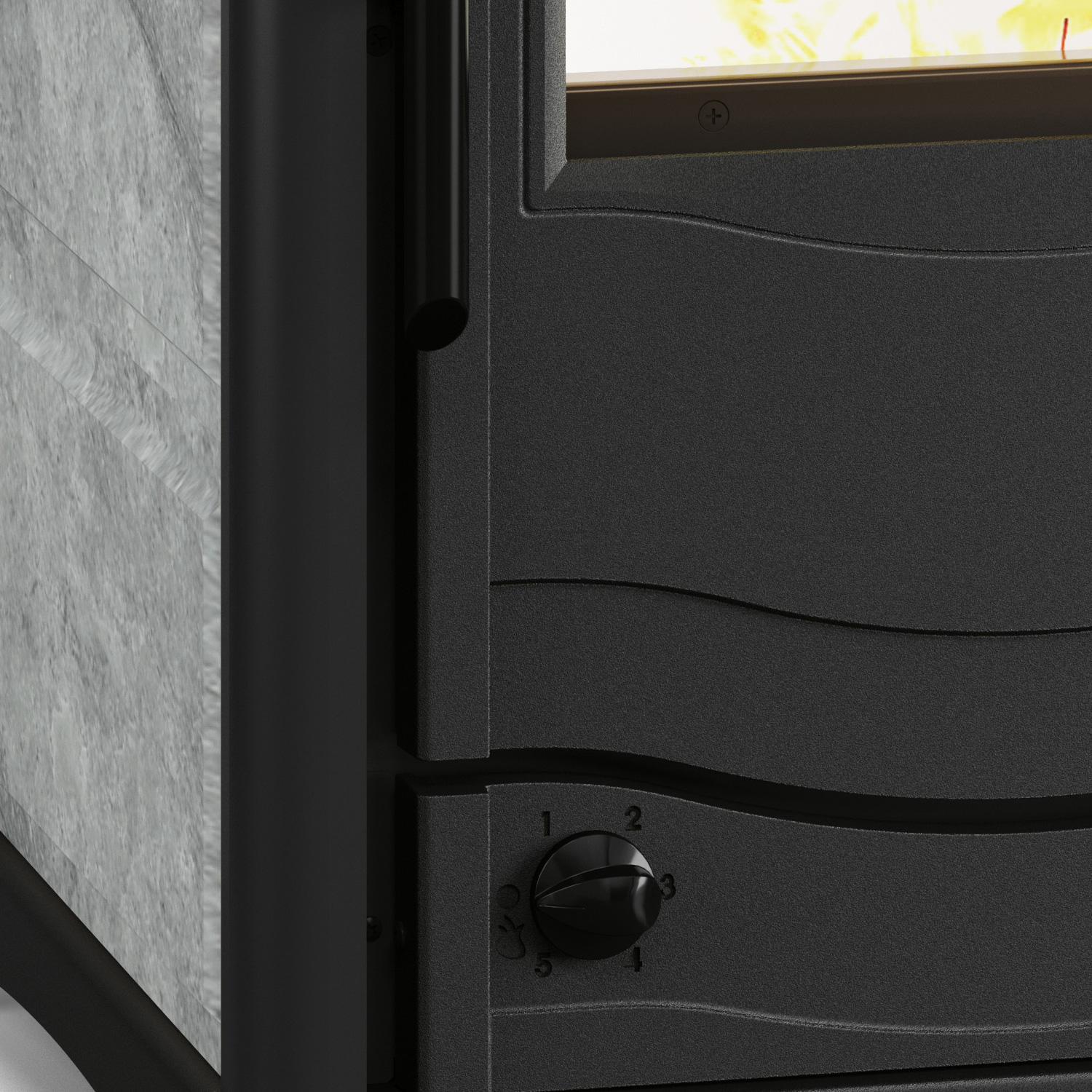 La Nordica Termorossella Plus EVO DSA 16 Wasserführender Kaminofen Speckstein