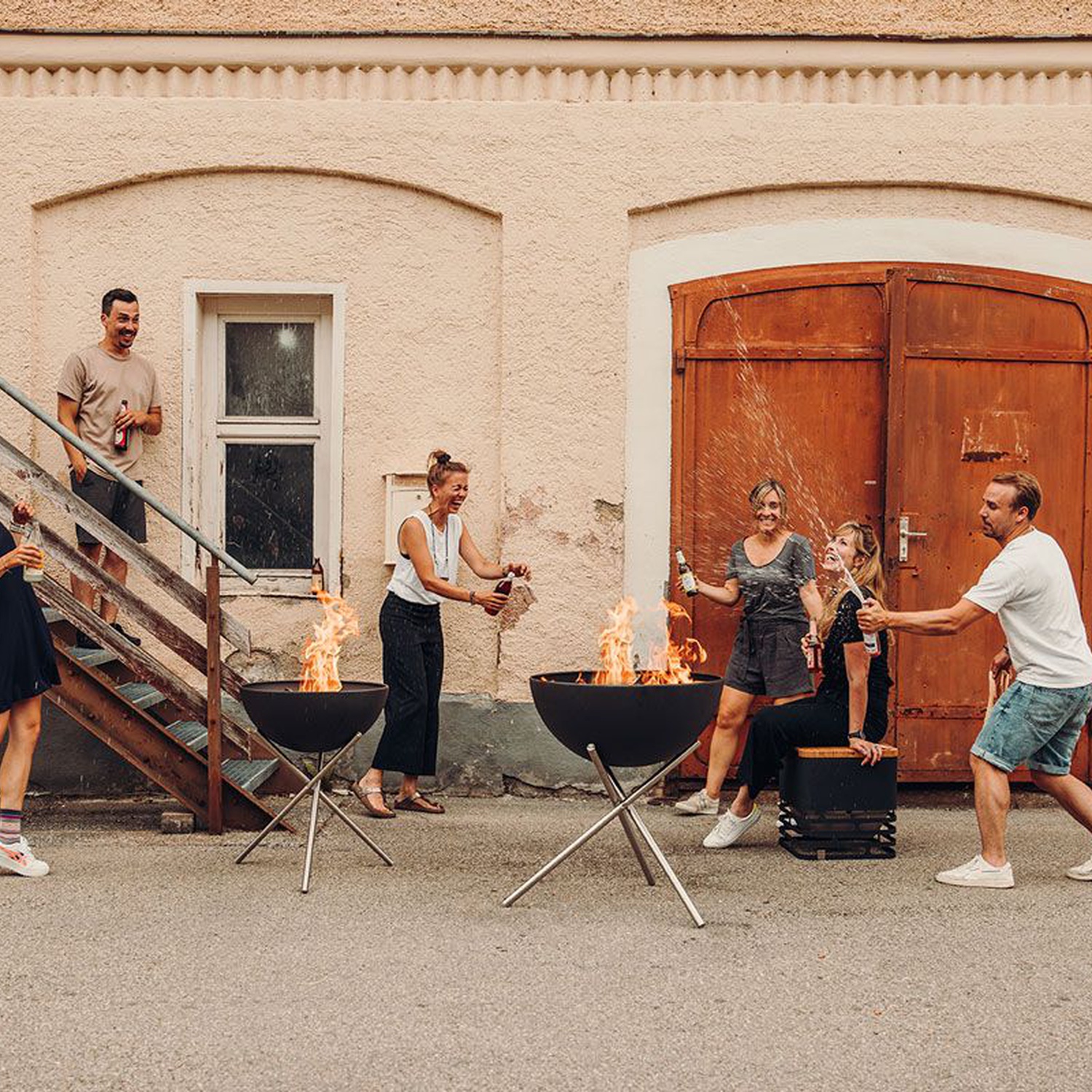 höfats BOWL 70 Feuer-Loungeset flex