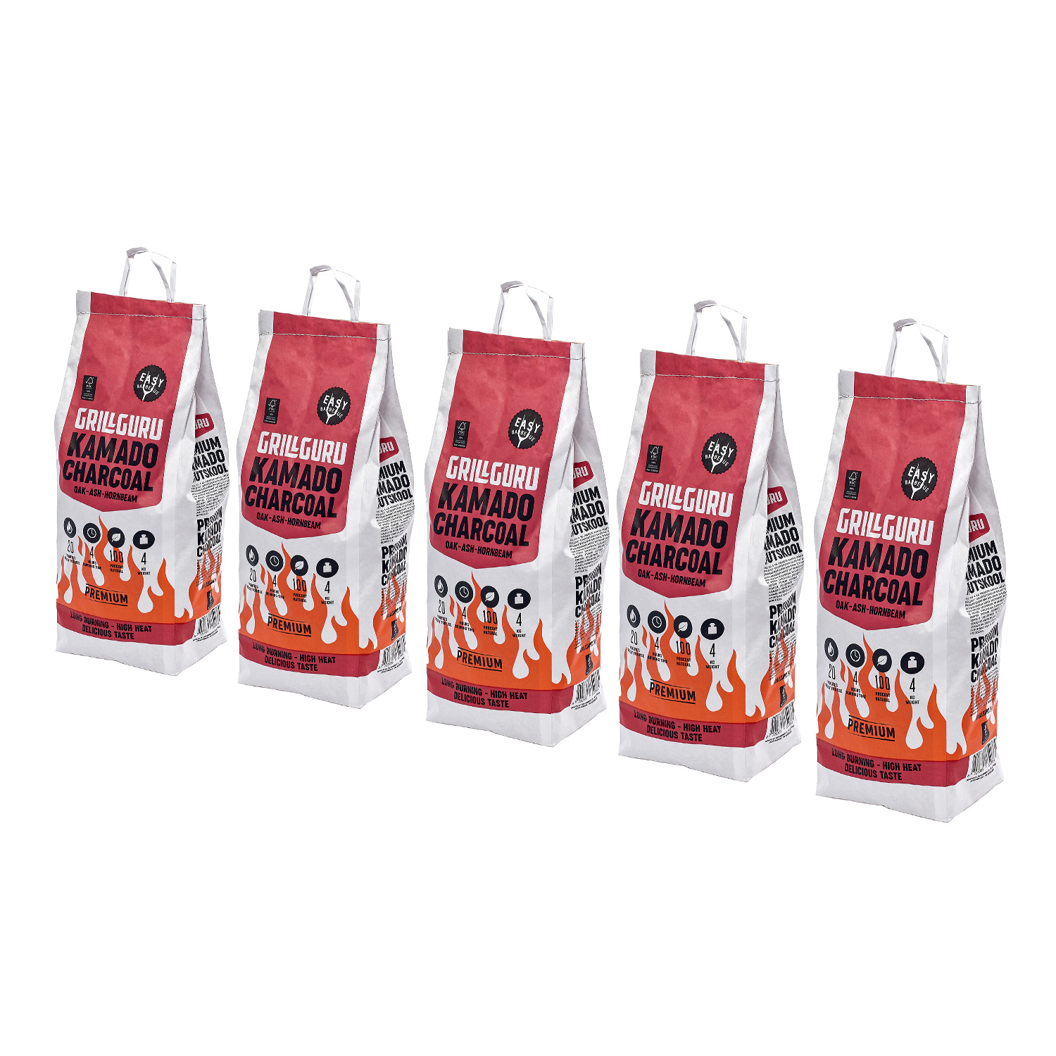 Grill Guru Kamado Holzkohle 20 kg Vorteilsset