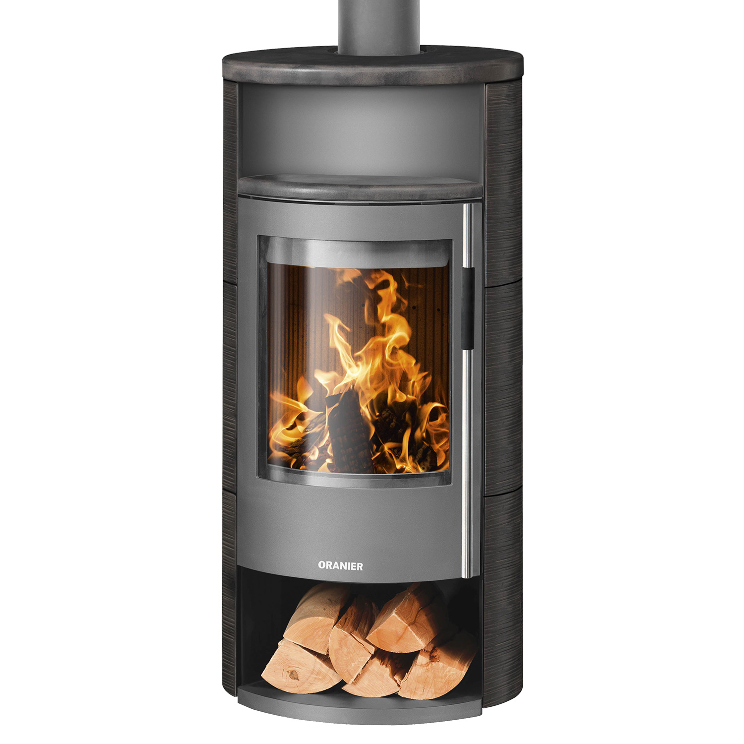 Oranier Polar Neo 6 Kaminofen Stahl Gussgrau / Keramik Namib, DIBt Oranier Polar Neo 6 Kaminofen Stahl Gussgrau / Keramik Namib, DIBt