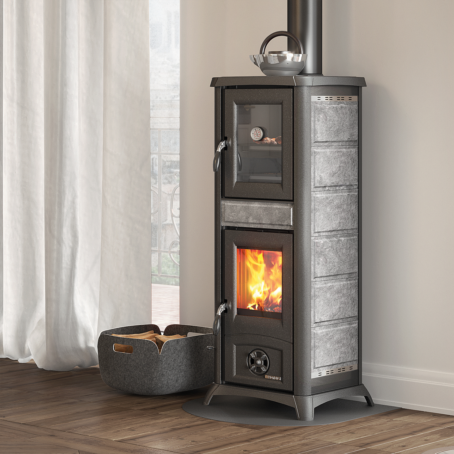 La Nordica Gemma Forno 5.0 Petra Kaminofen Naturstein