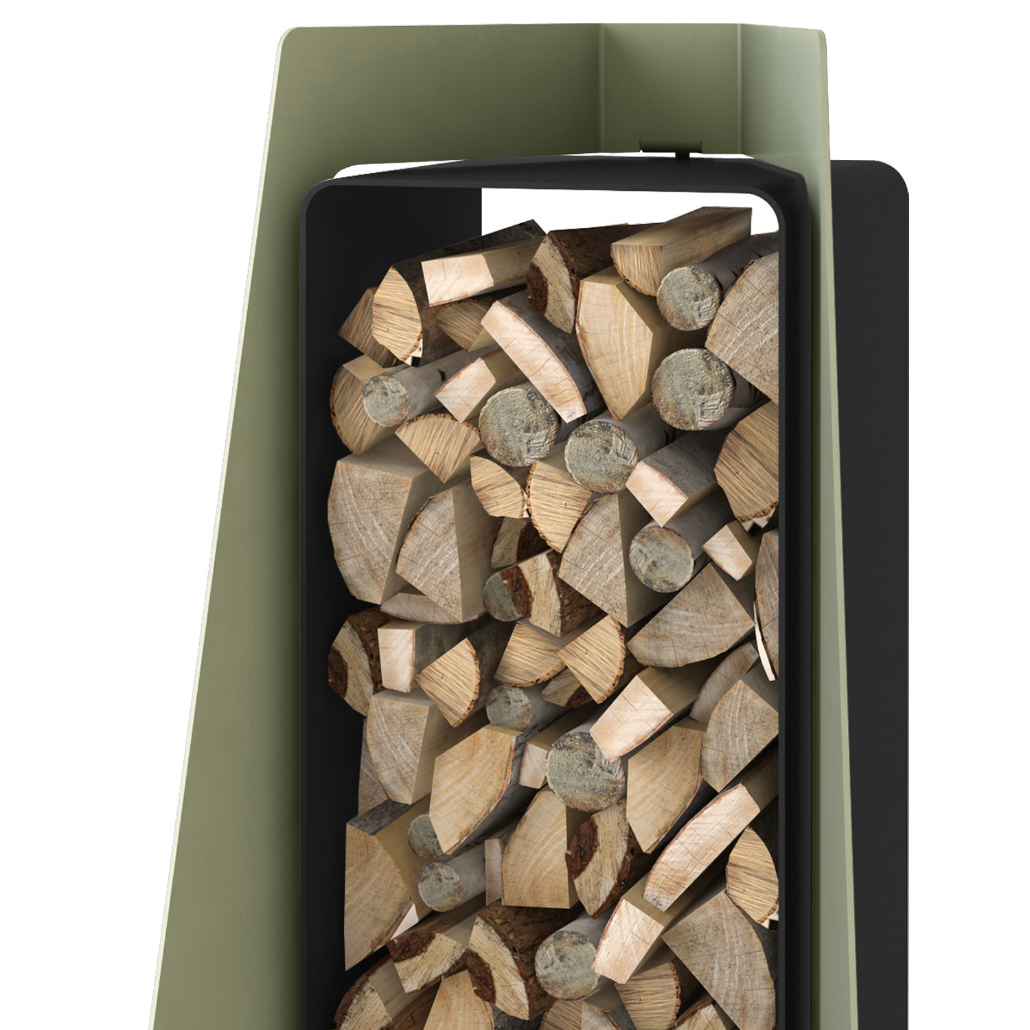 HS Flamingo Deluxe 3 Holzregal Olive HS Flamingo Deluxe 3 Holzregal Olive