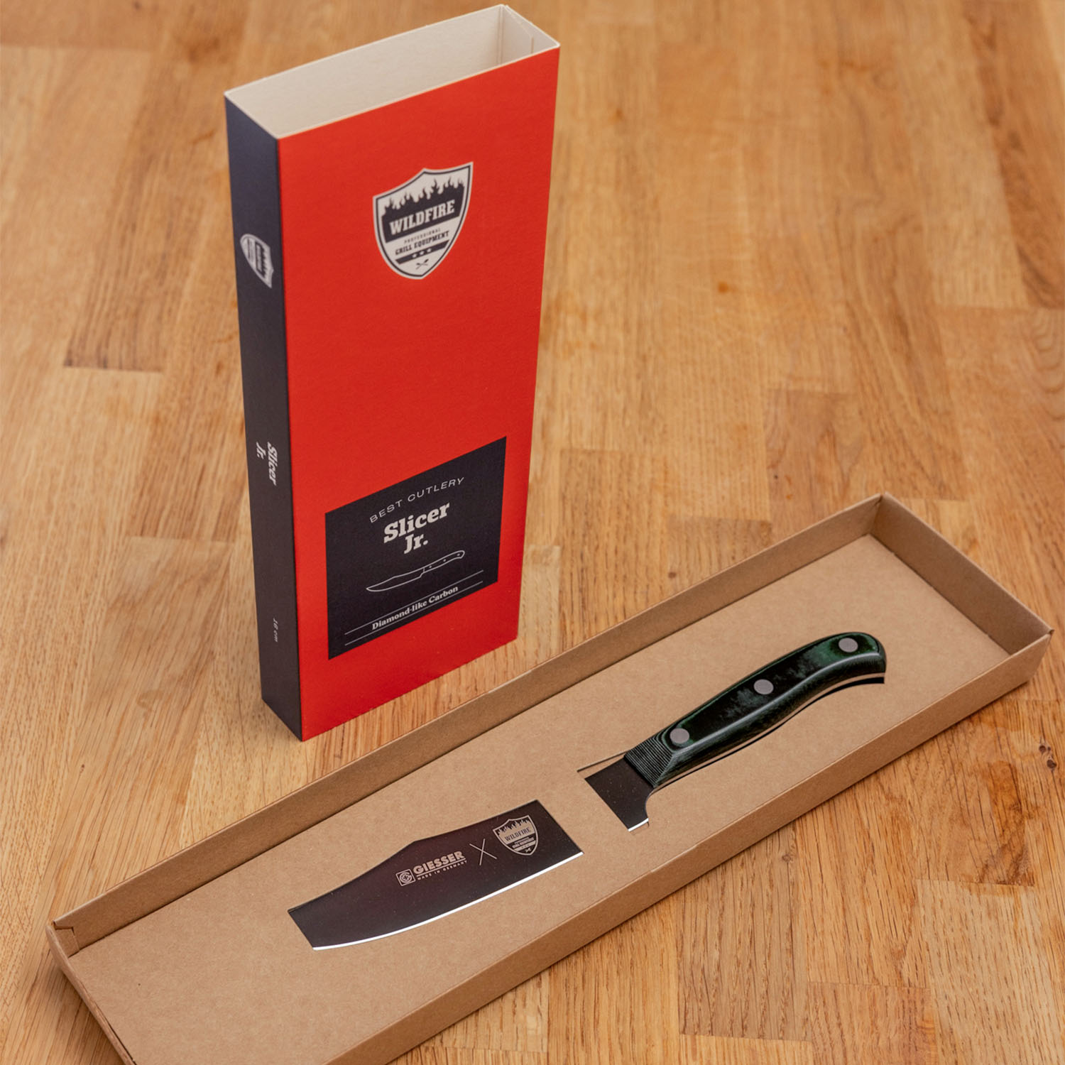Big Green Egg Wildfire x Giesser Messer Slicer Jr. / DLC beschichtet