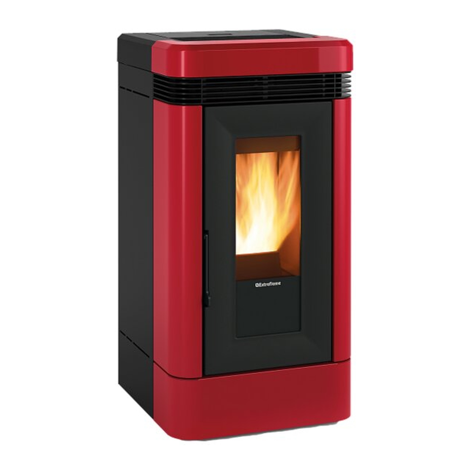 Extraflame LUCIA PLUS.16 - Bordeauxrot Pelletofen