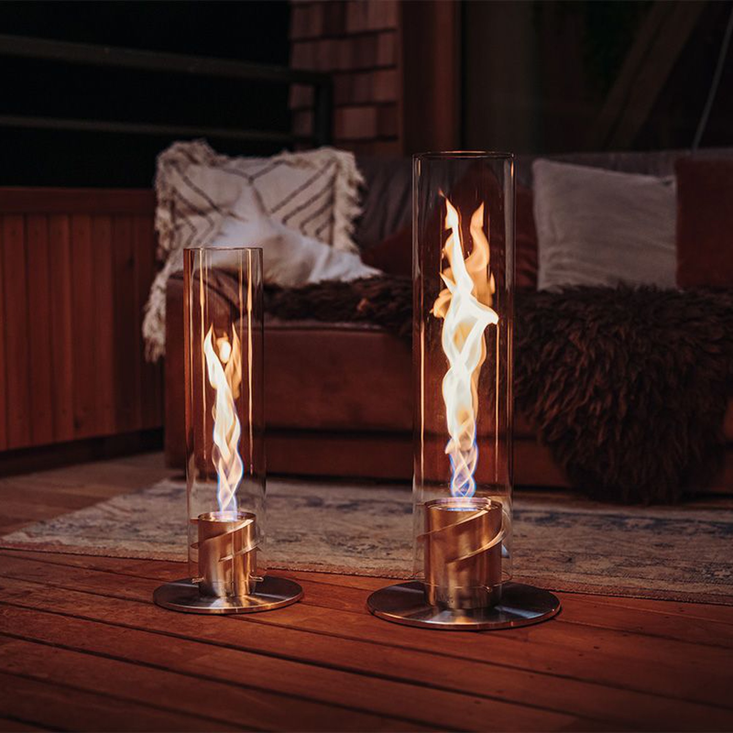 höfats SPIN 1500 Tischfeuer silber