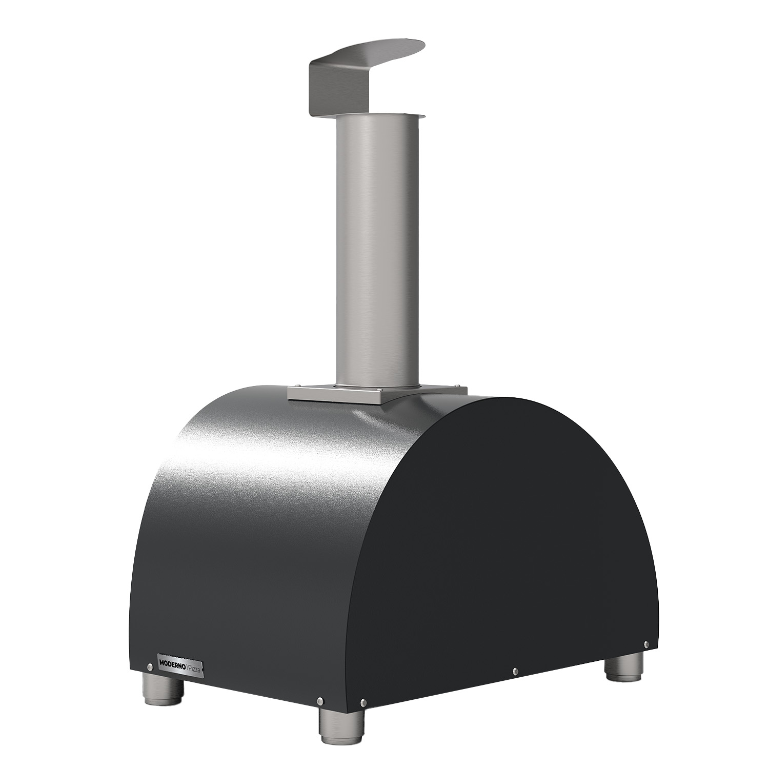 Alfa Moderno 1 Pizze Pizzaofen Holz Schiefer Grau