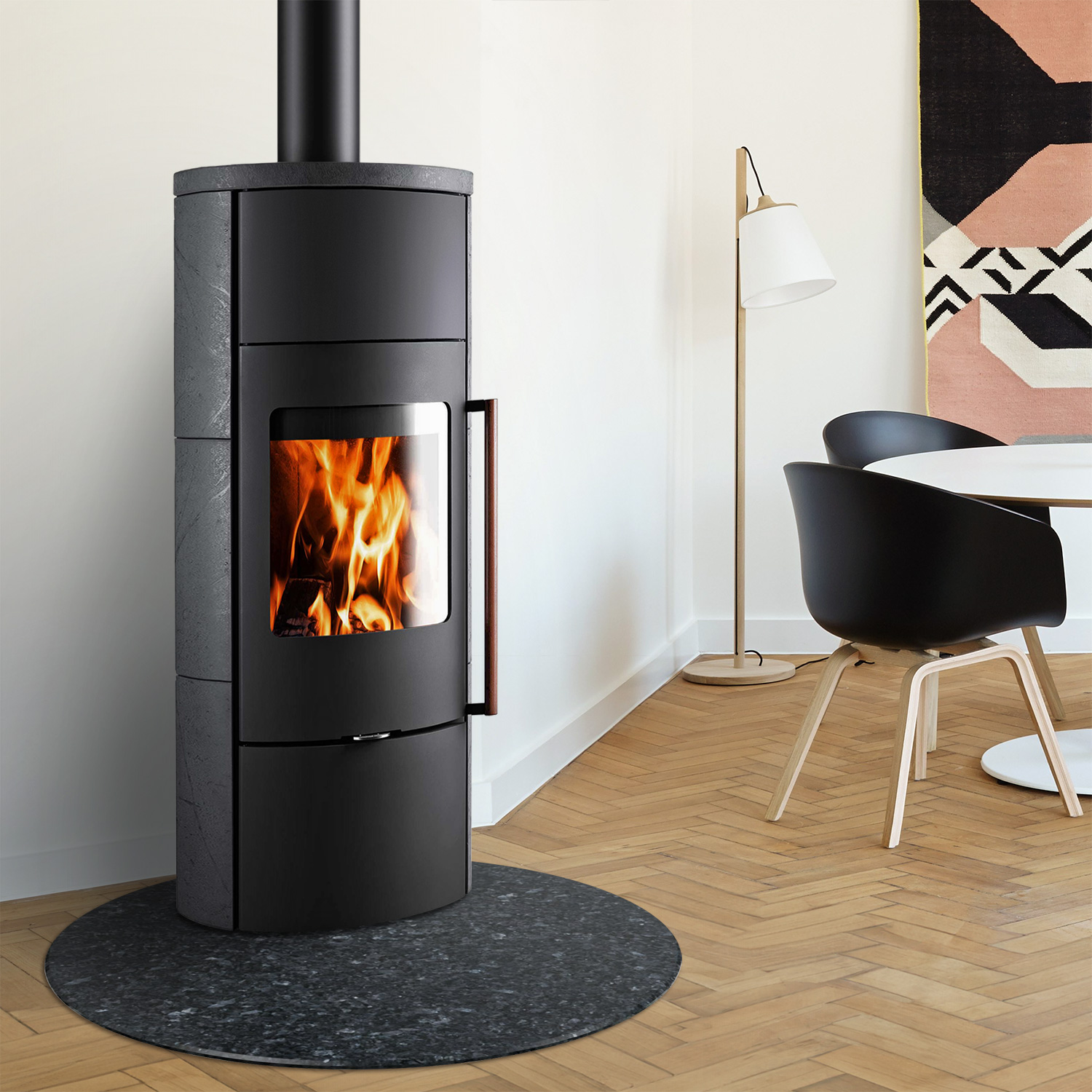 Novaline Carino Plus SK Black Forest Kaminofen