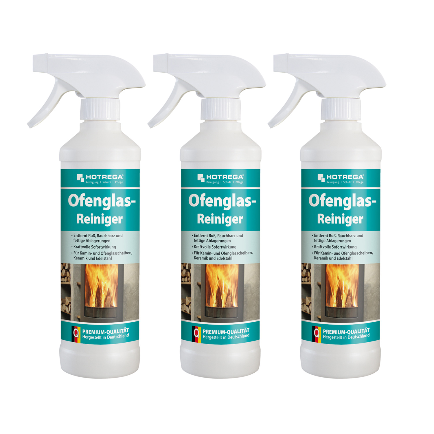 Hotrega Ofenglas-Reiniger 500 ml - 3er Set