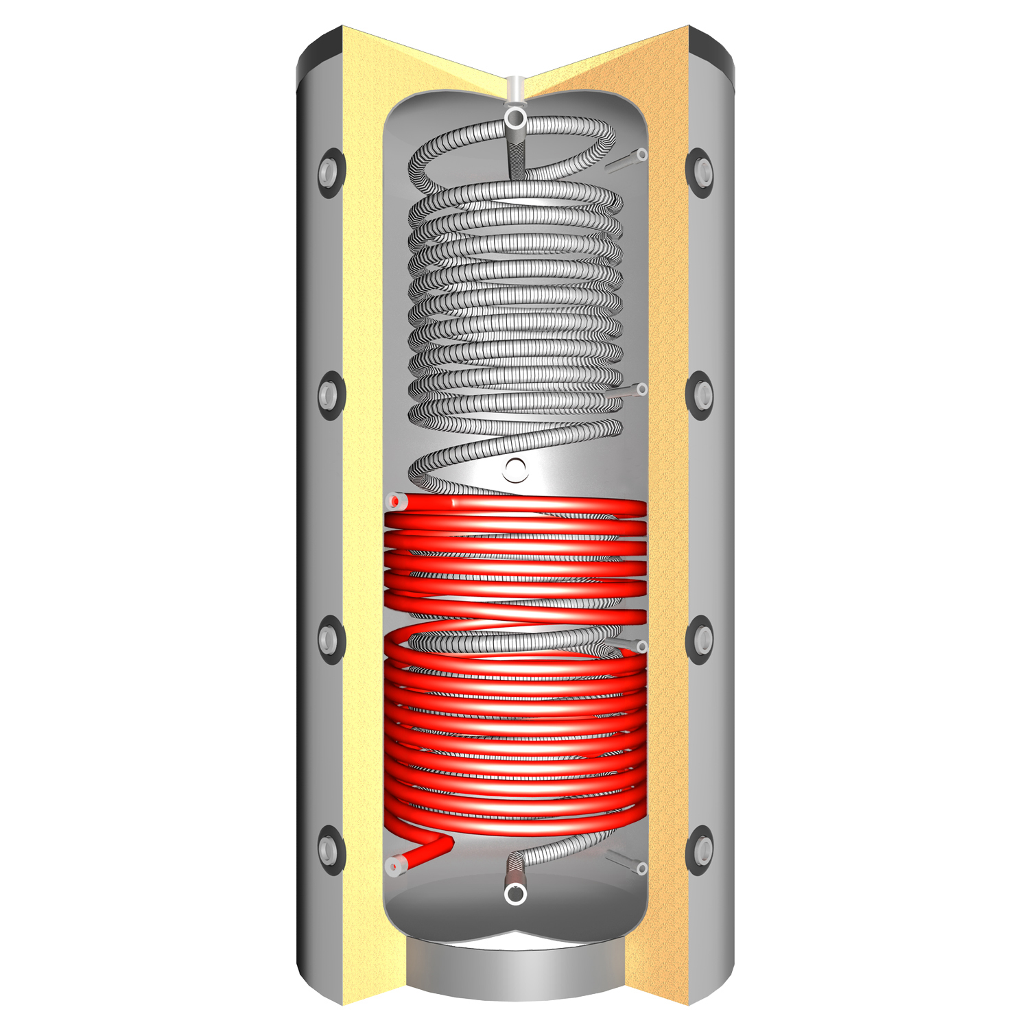 Extraflame Comfort Idro L80 + Solarthermie-Set 2 (11 m²) + Pufferspeicher TPSR 600 + SWT Extraflame Comfort Idro L80 + Solarthermie-Set 2 (11 m²) + Pufferspeicher TPSR 600 + SWT