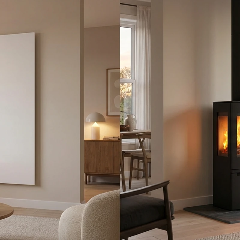 Infrarotheizung-vs-Kaminofen