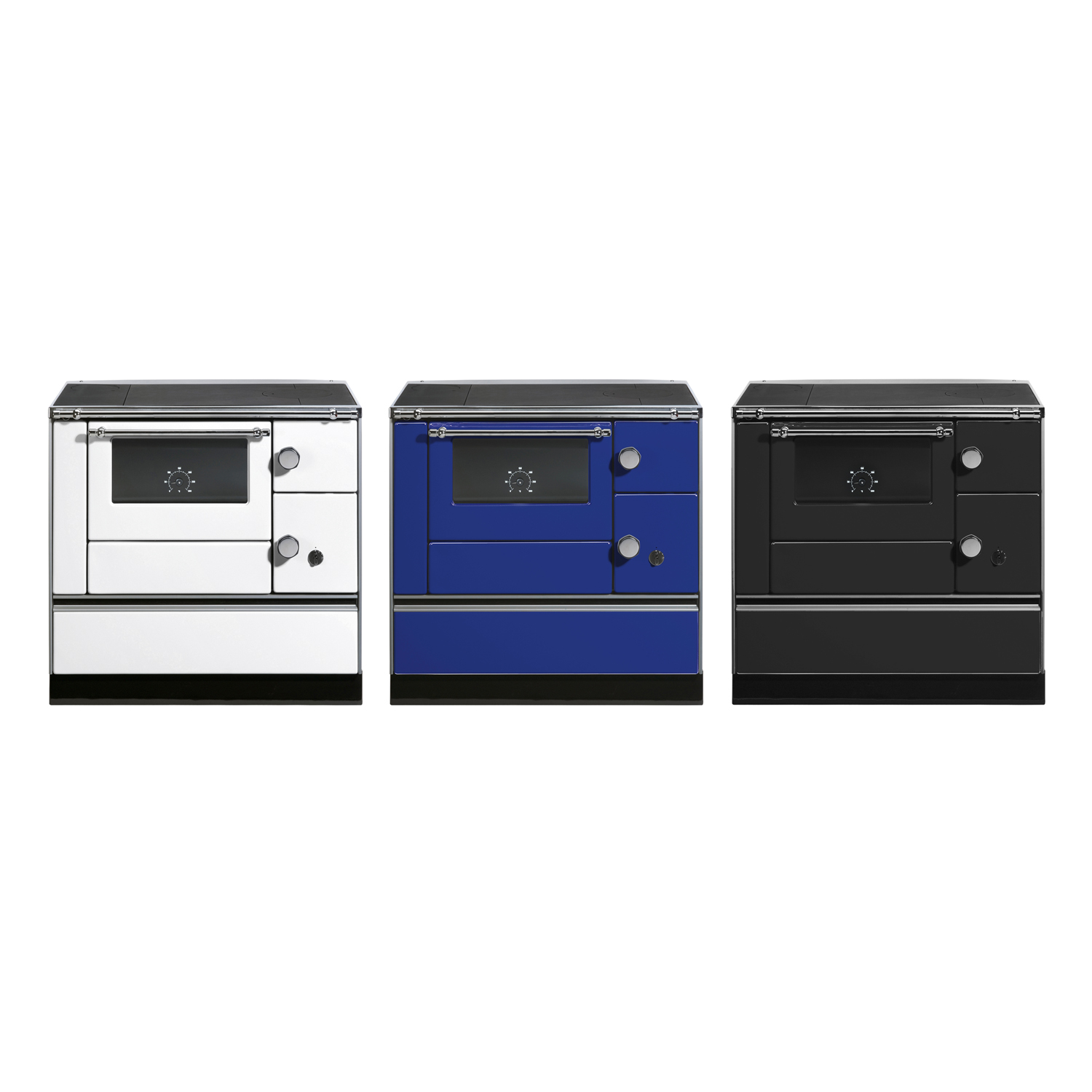 Westminster K 176 A 90 Küchenofen Stahl Weiß, Backfach links Westminster K 176 A 90 Küchenofen Stahl Weiß, Backfach links