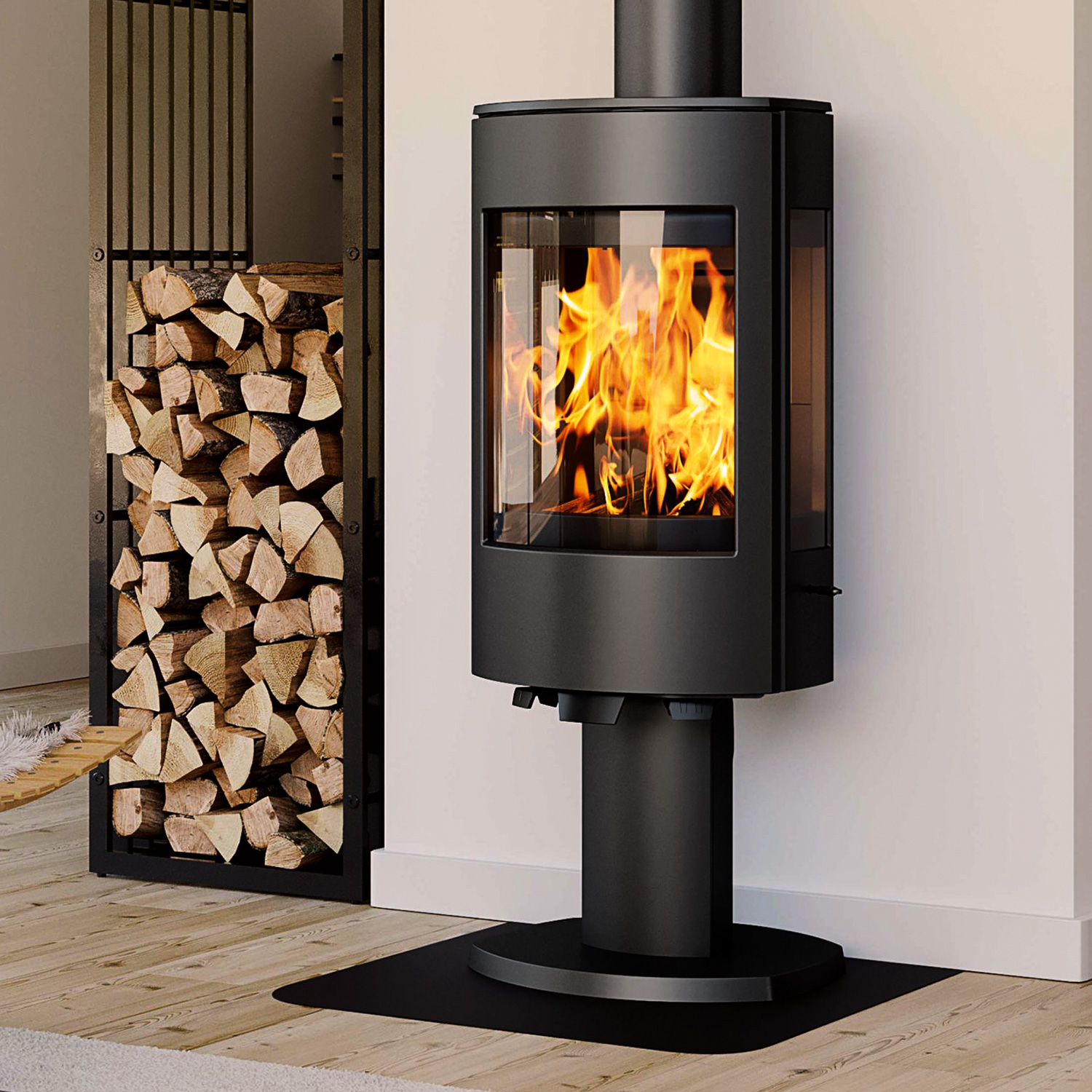 Dovre Astro 4CB/P Kaminofen Stahl Schwarz Bauart 2 Dovre Astro 4CB/P Kaminofen Stahl Schwarz Bauart 2