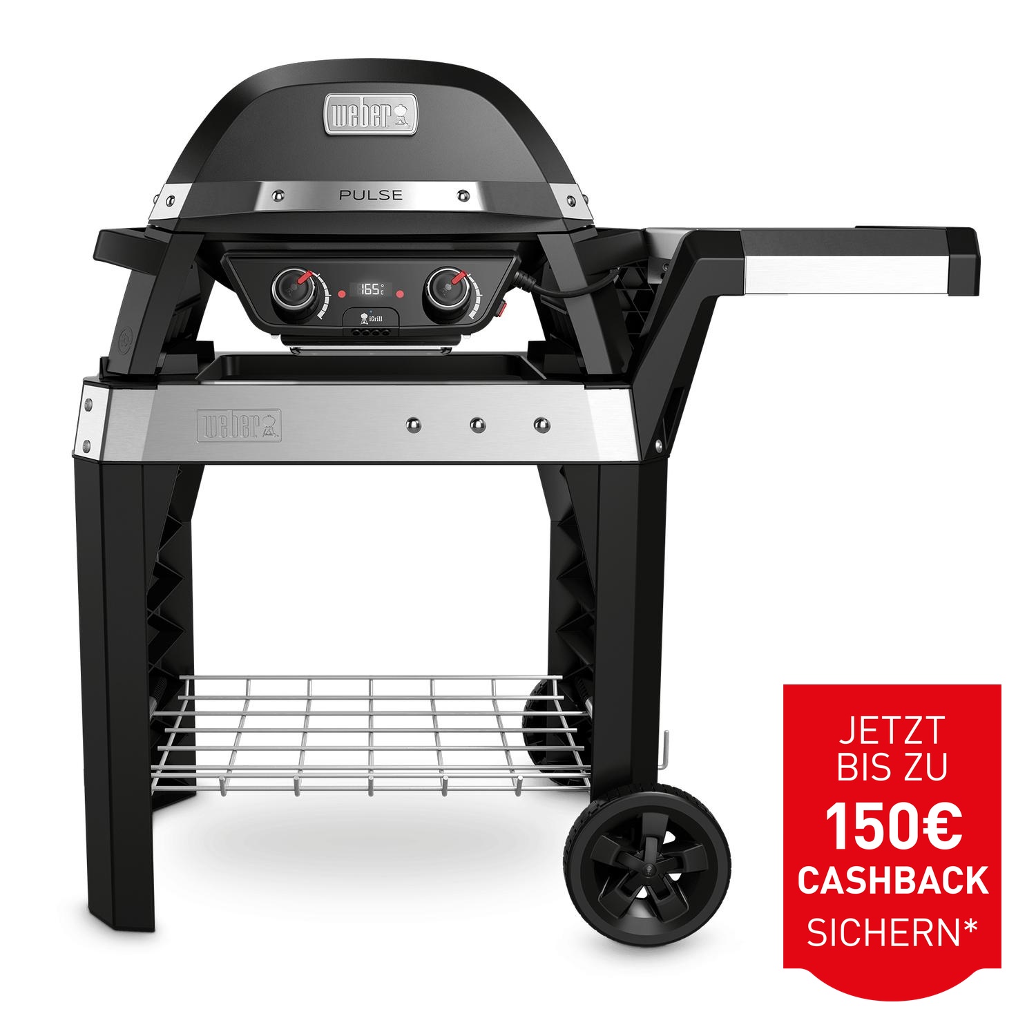 Weber Pulse 2000 Elektrogrill mit Rollwagen