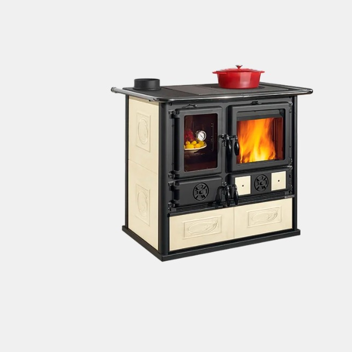 La Nordica ROSA SX REVERSE.16 Keramik - Panna Küchenofen