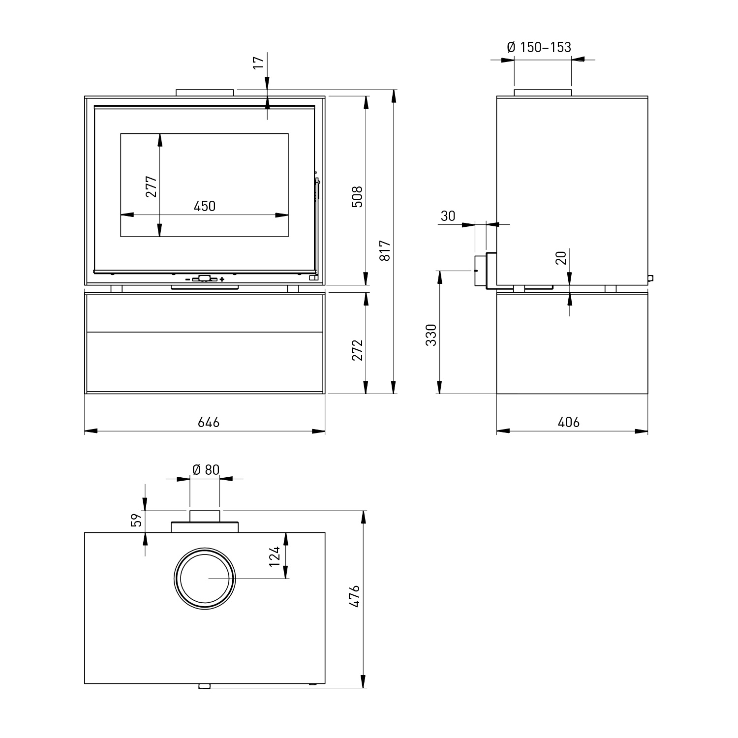Kunst Stoves Wengue Store 2.0 Kaminofen