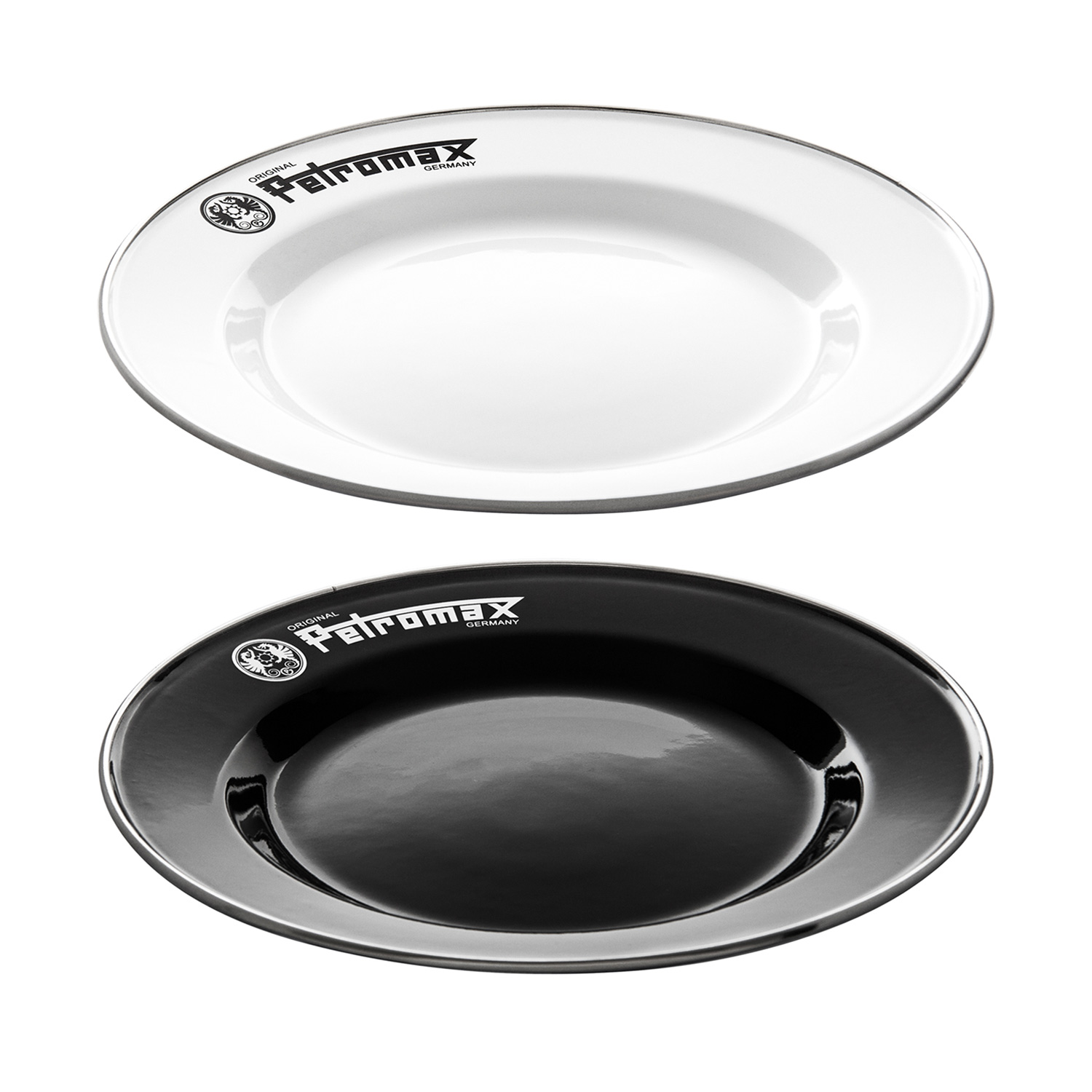 Petromax Emaille-Teller Weiß 2er-Set Ø 22 cm Petromax Emaille-Teller Weiß 2er-Set Ø 22 cm