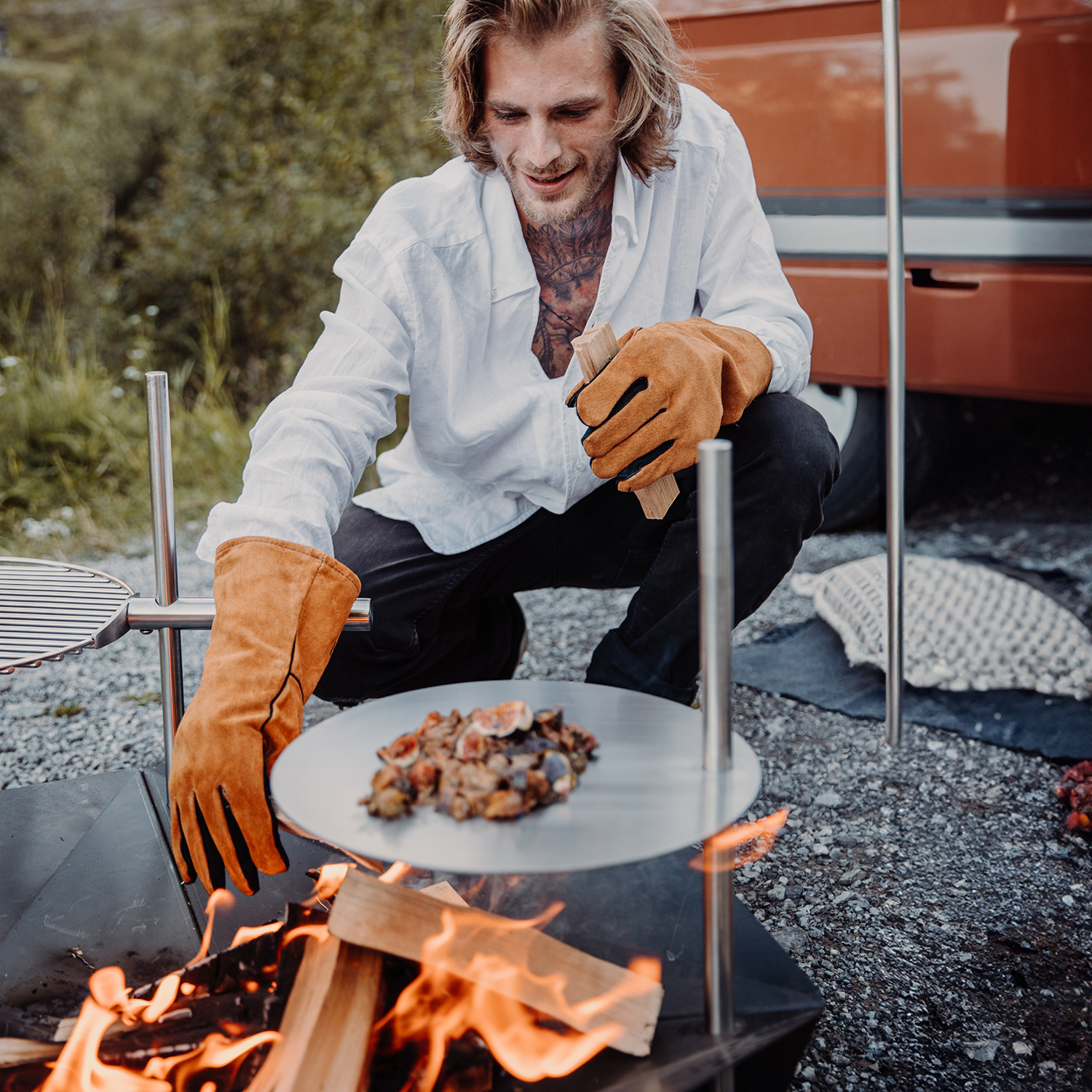 höfats Feuerhandschuhe Leder