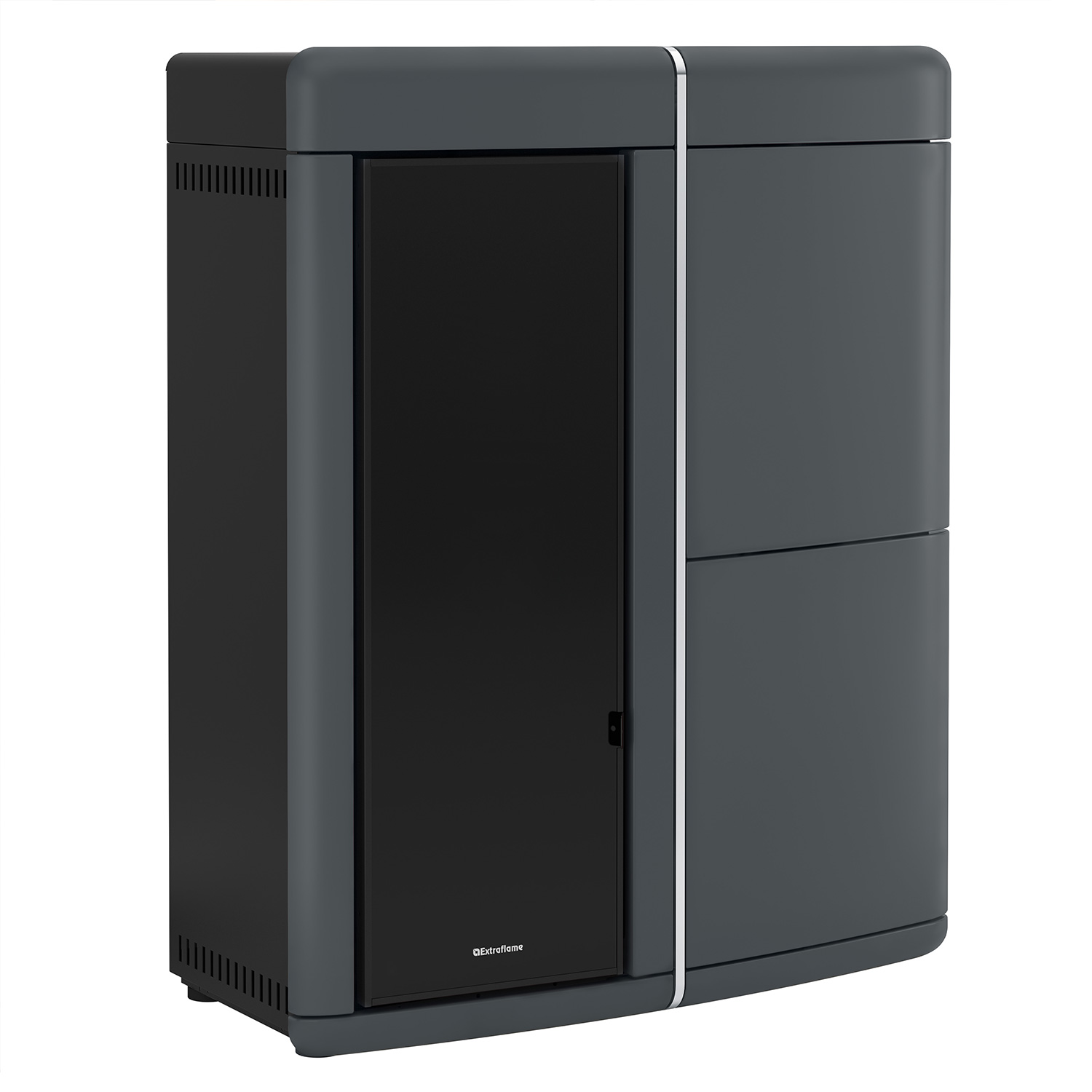 Extraflame Evolution Line Evelyne Idro 2.0 Wasserführender Pelletofen Majolika Grau