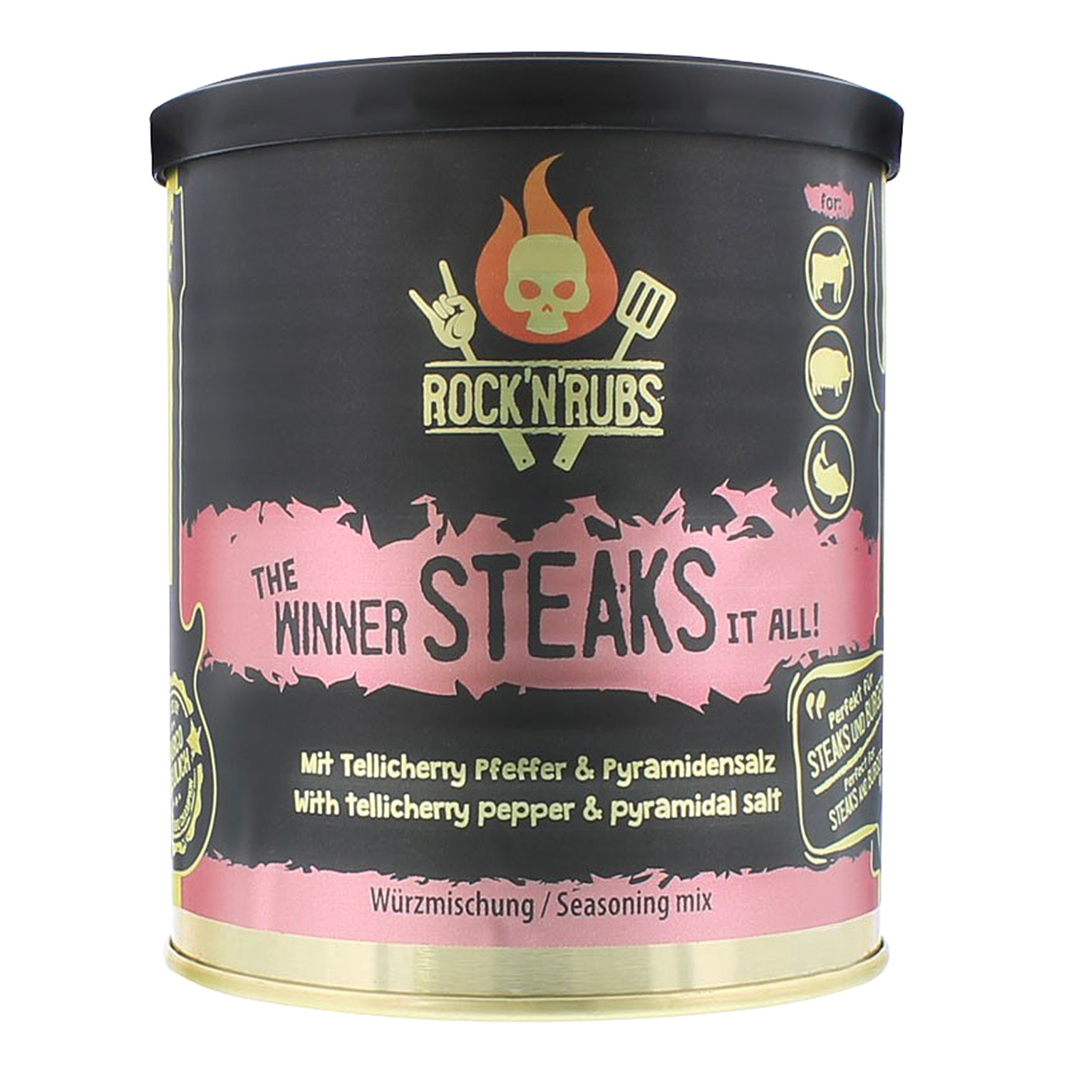 Rock'n'Rubs Gold Line The Winner steaks it all 140 g Rock'n'Rubs Gold Line The Winner steaks it all 140 g
