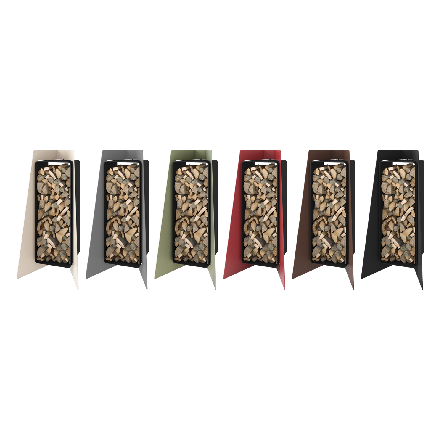 HS Flamingo Deluxe 3 Holzregal Braun
