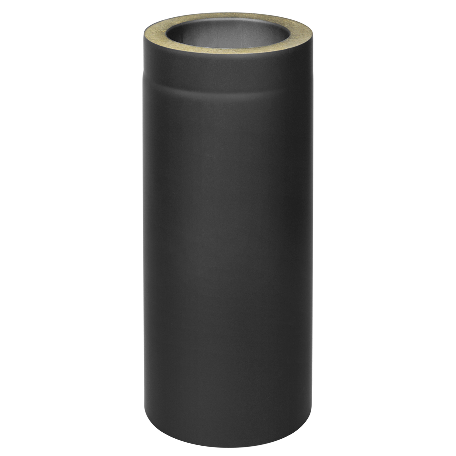 Raik Coltherm Längenelement 150mm schwarz doppelwandig L: 500mm für Rauchrohr / Ofenrohr