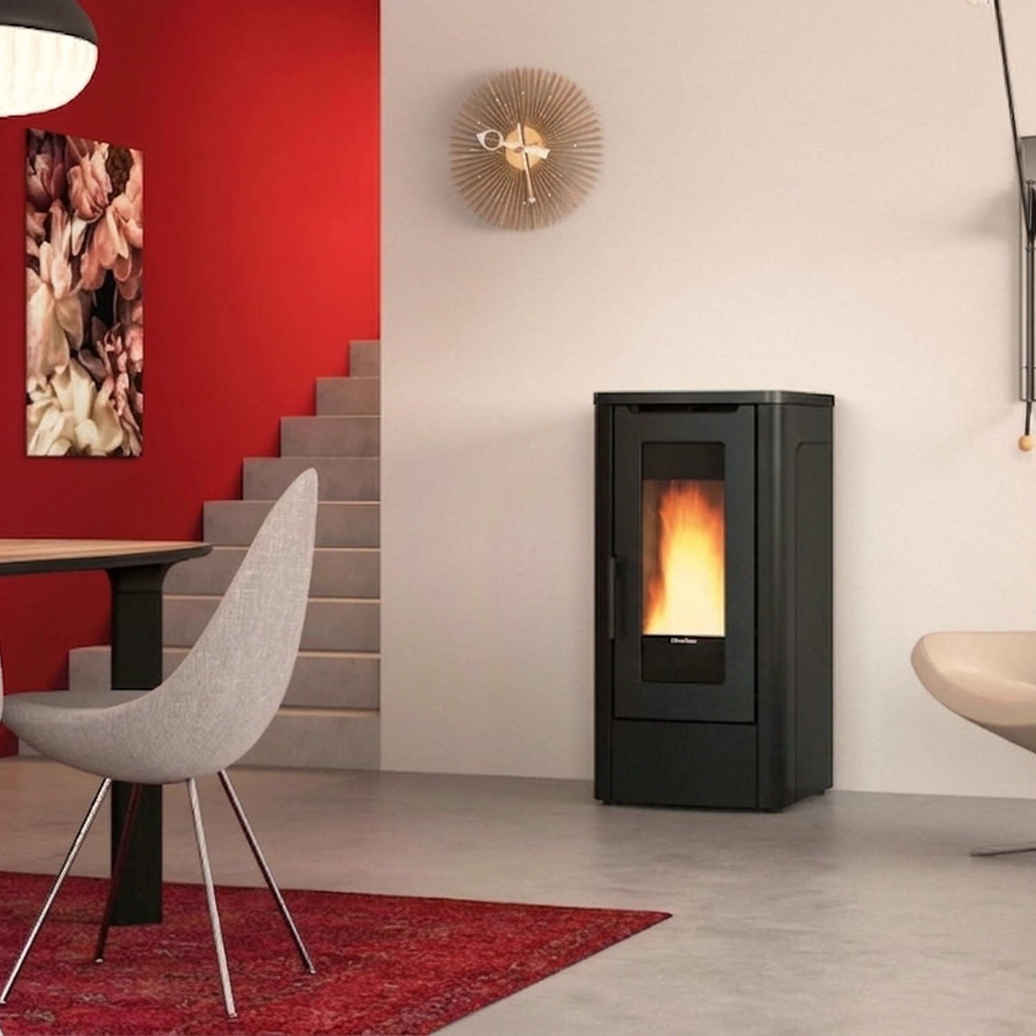 Extraflame Dahiana 5.0 EVO Pelletofen schwarz