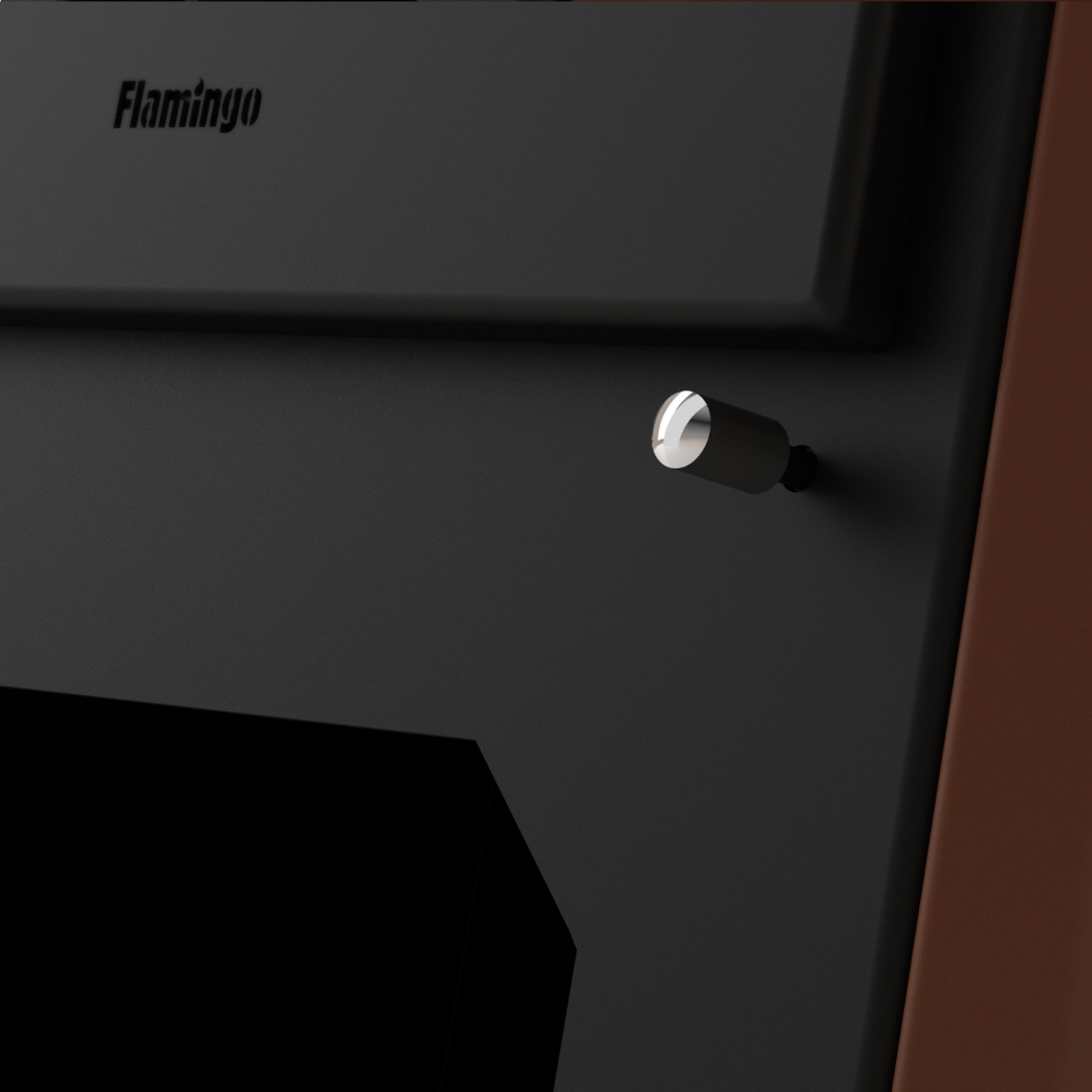 HS Flamingo Espo 3 Kaminofen Braun