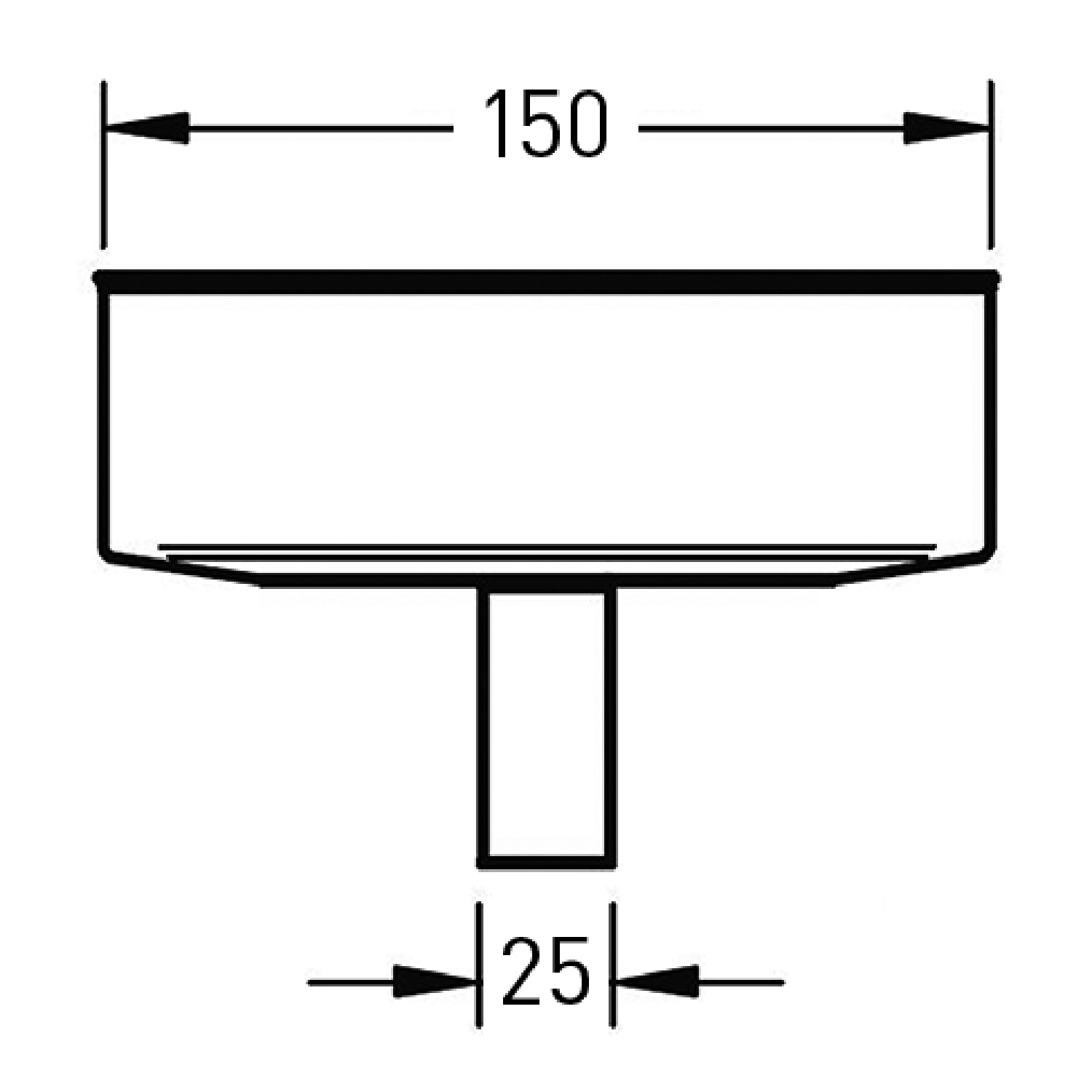 LEWO Schornstein einwandig 150 mm Kondensattopf mit Ablauf