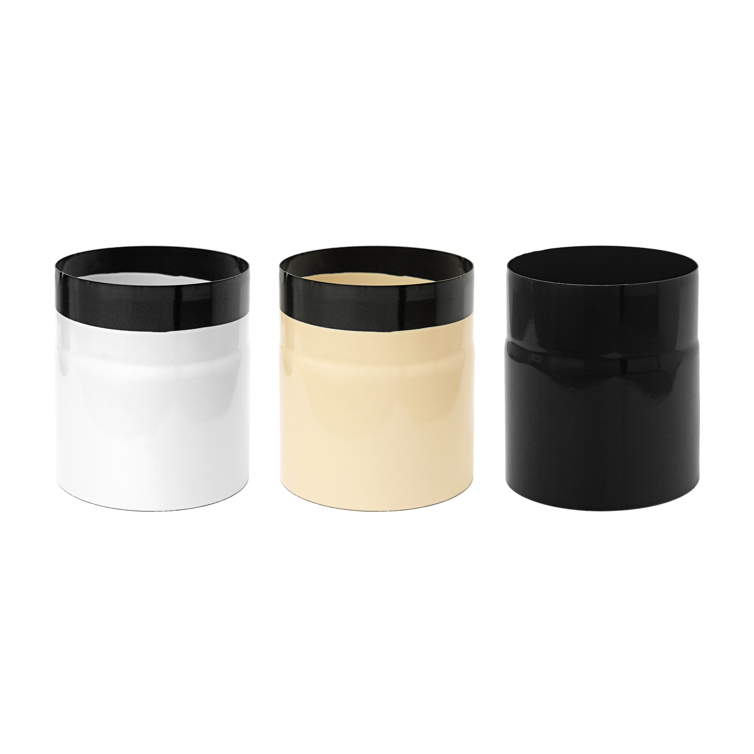 Raik Rauchrohr / Ofenrohr Emaille 130mm - 150mm Weiß Raik Rauchrohr / Ofenrohr Emaille 130mm - 150mm Weiß