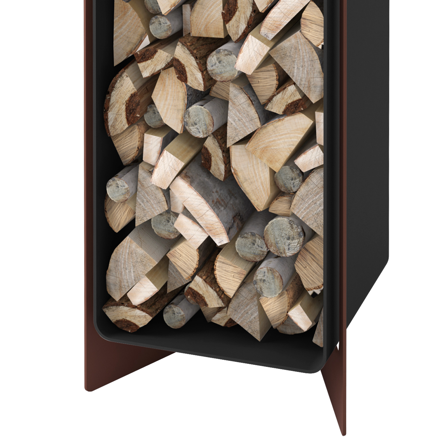 HS Flamingo Deluxe 4 Holzregal Braun