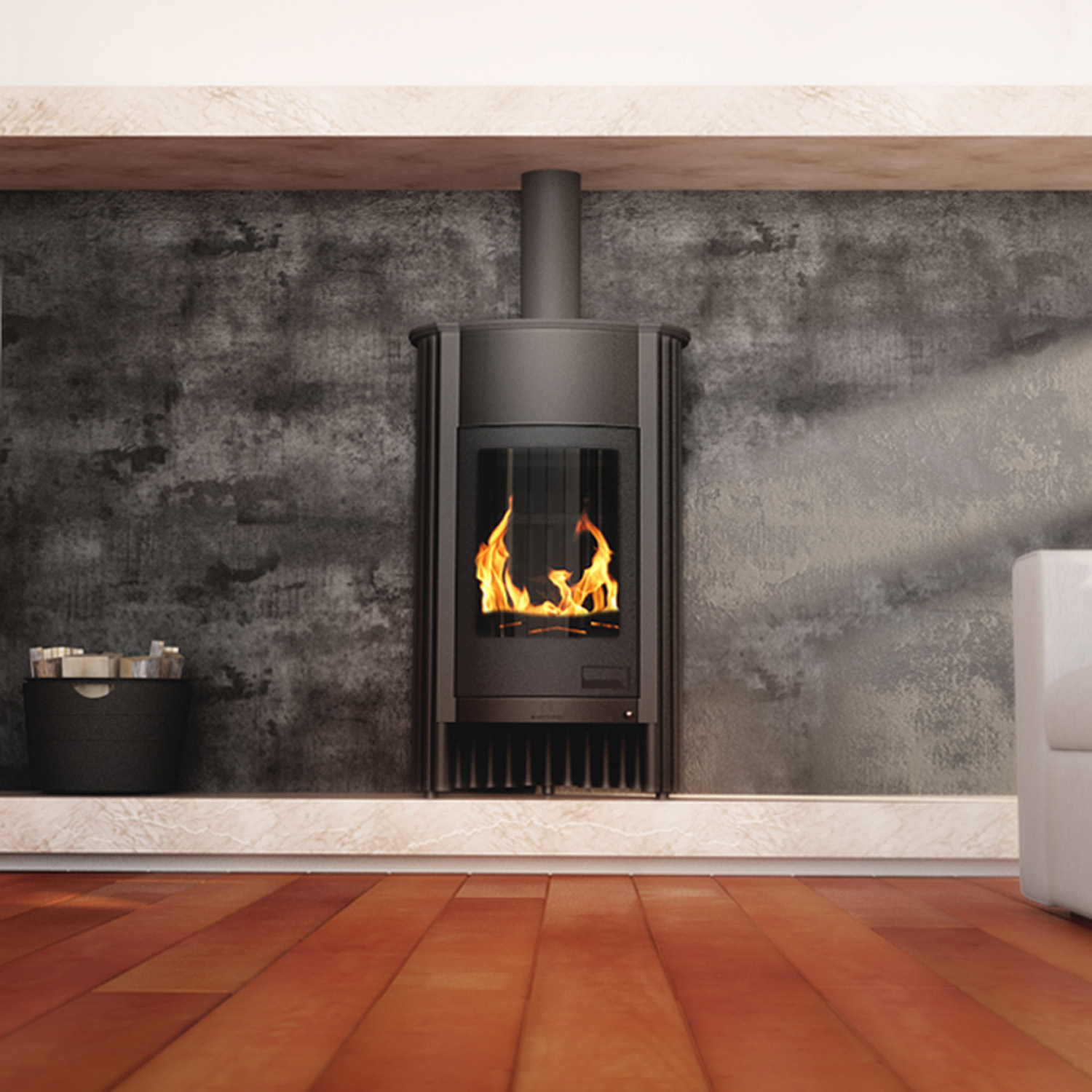 Warmluftofen Masterflamme Grande I Black Warmluftofen Masterflamme Grande I Black