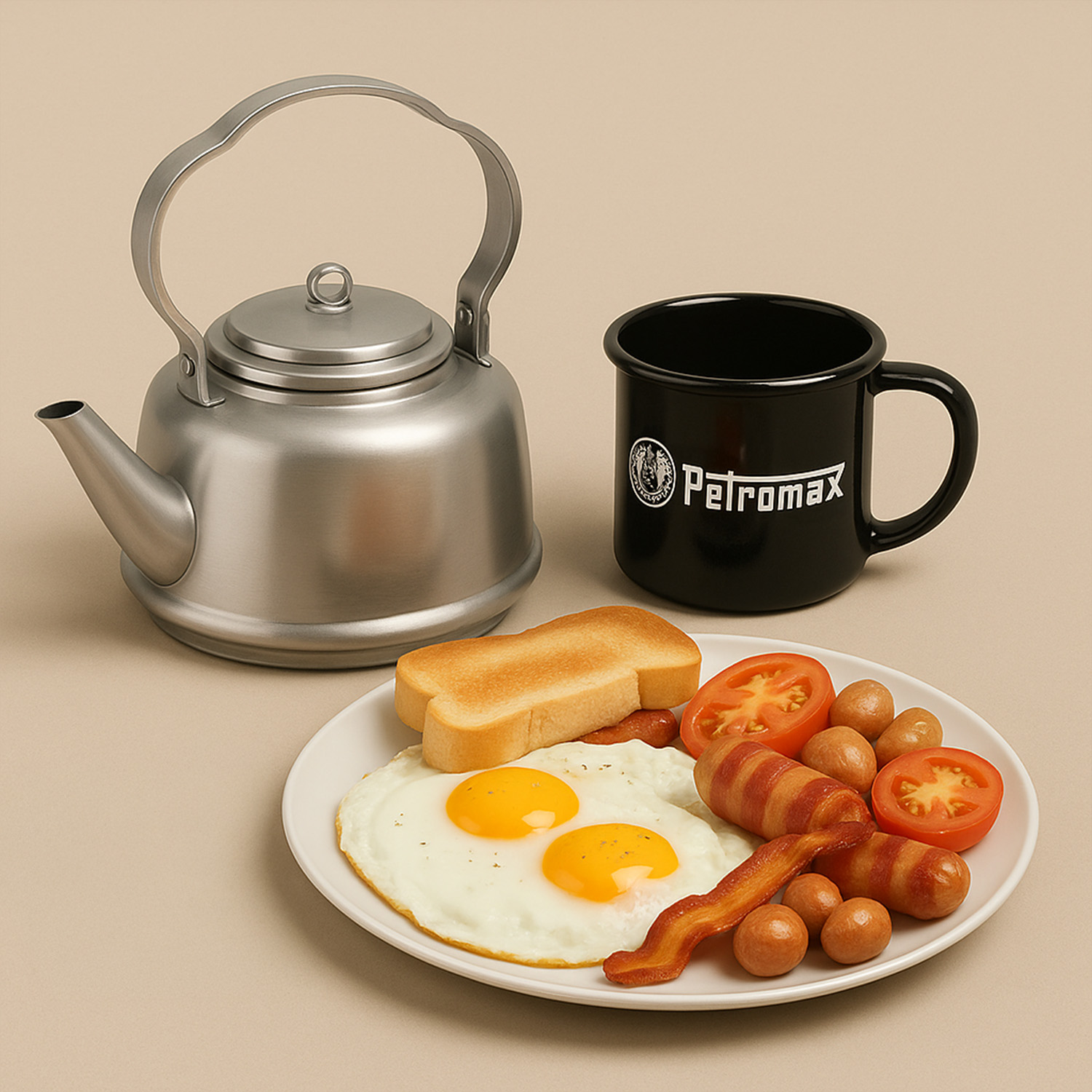 frühstück-mit-petromax-kanne-und-becher-sowie-würstchen-und-eier---alles-im-comic-stil