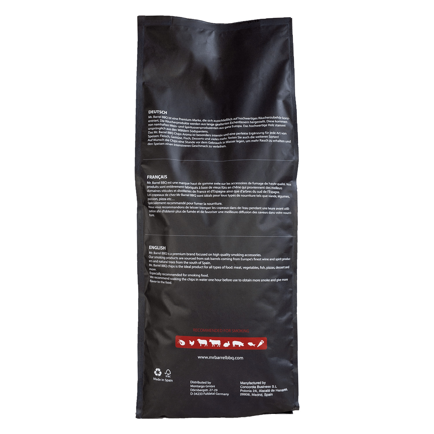 Mr. Barrel BBQ Smoking Chips XL Cognac, 2,7 kg Mr. Barrel BBQ Smoking Chips XL Cognac, 2,7 kg