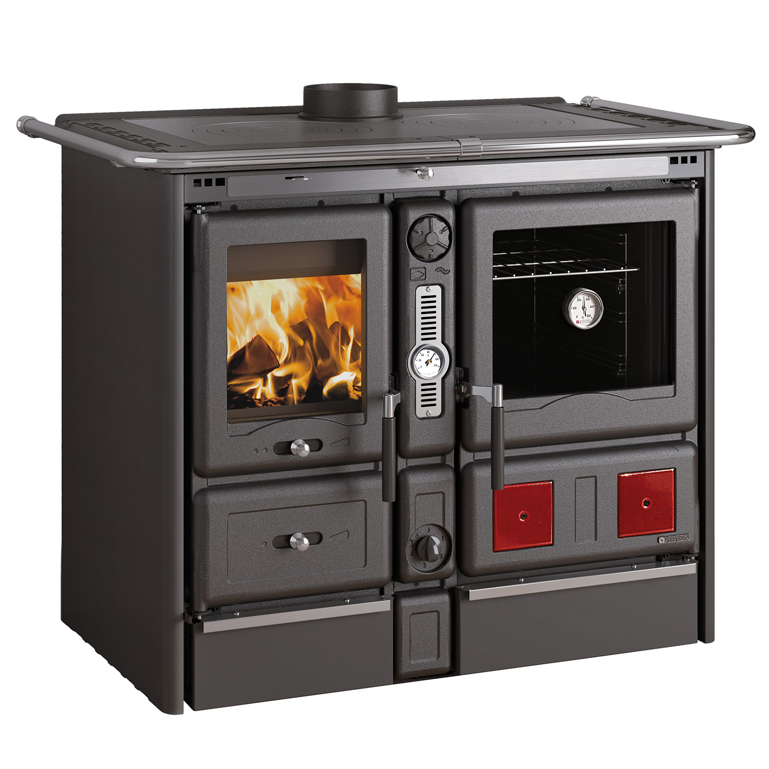 La Nordica Termorosa XXL DSA 16 Schwarz Set + Pufferspeicher THKE/F 825