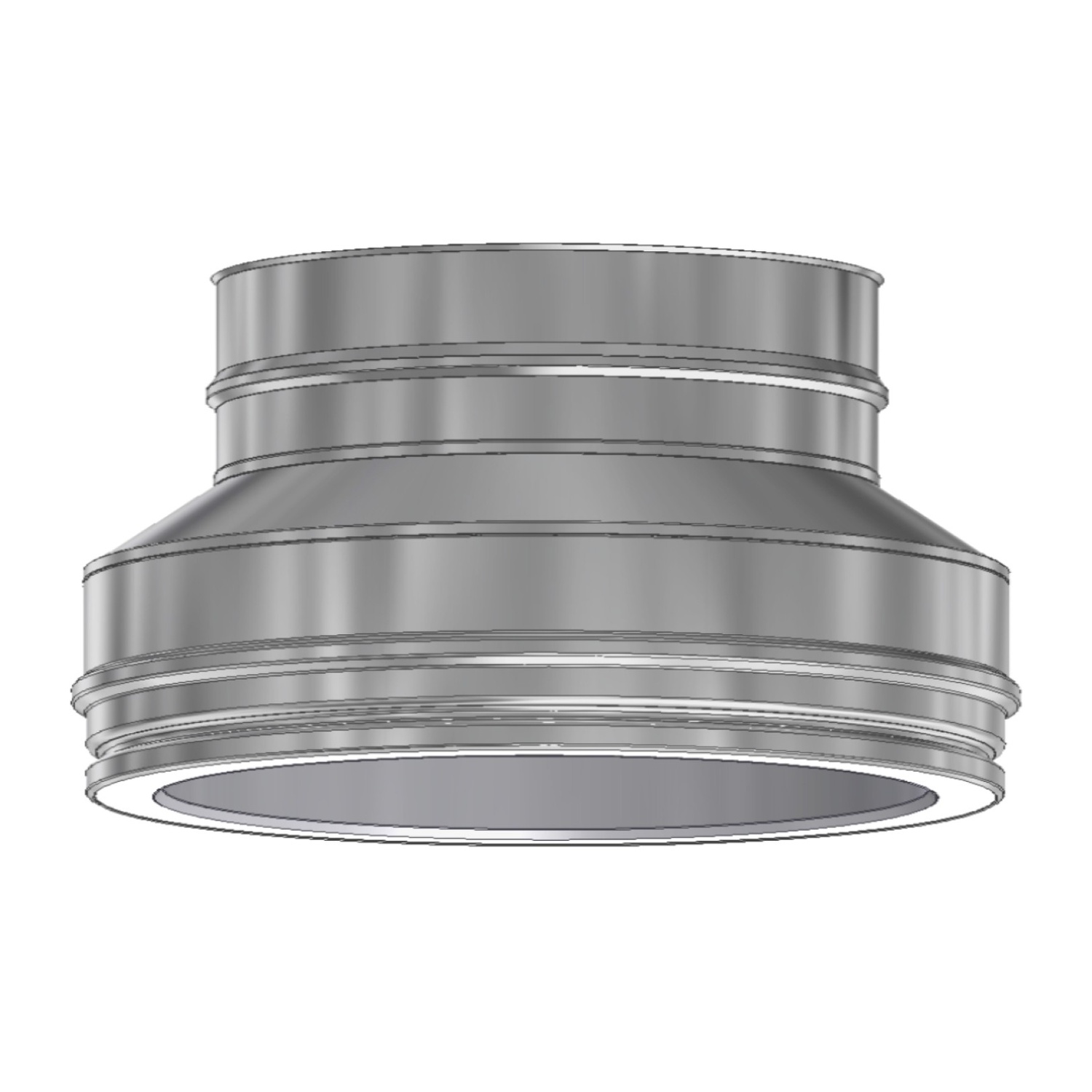 Schiedel Erweiterung ICS doppelwandig 180mm - 200mm glänzend