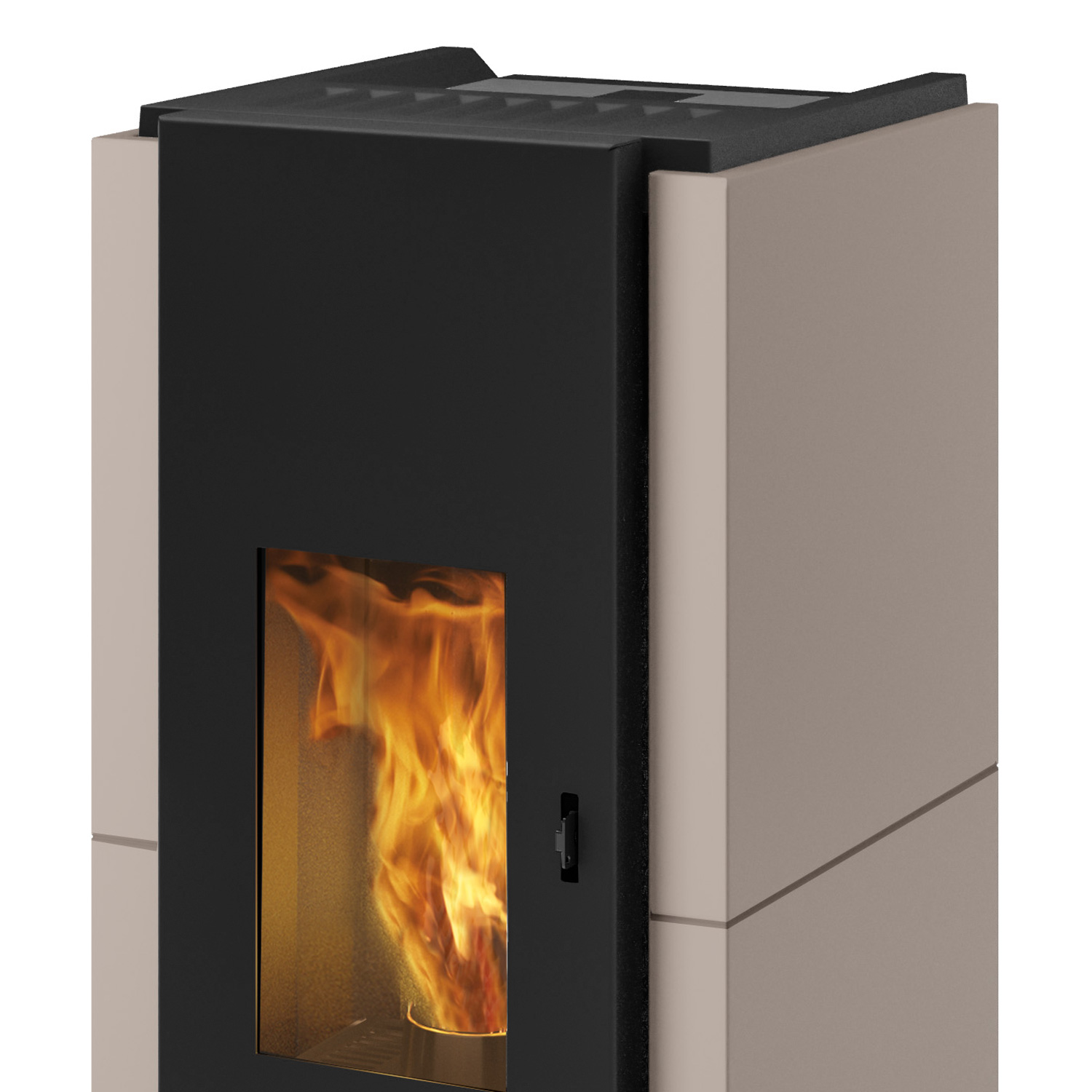 EK63 Zone 80 Evo Pelletofen Stahl taubengrau