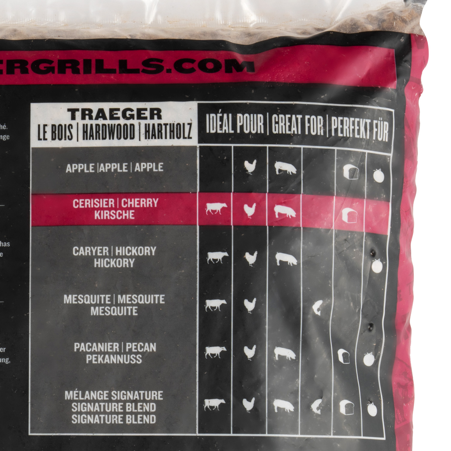Traeger Hartholzpellets Kirsche 9 kg Traeger Hartholzpellets Kirsche 9 kg