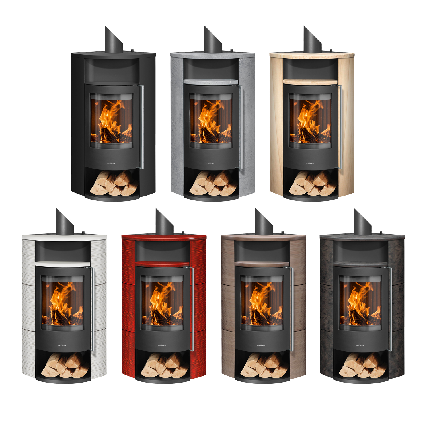 Oranier Polar Neo Eck Kaminofen Stahl Schwarz / Keramik Paprikarot Oranier Polar Neo Eck Kaminofen Stahl Schwarz / Keramik Paprikarot