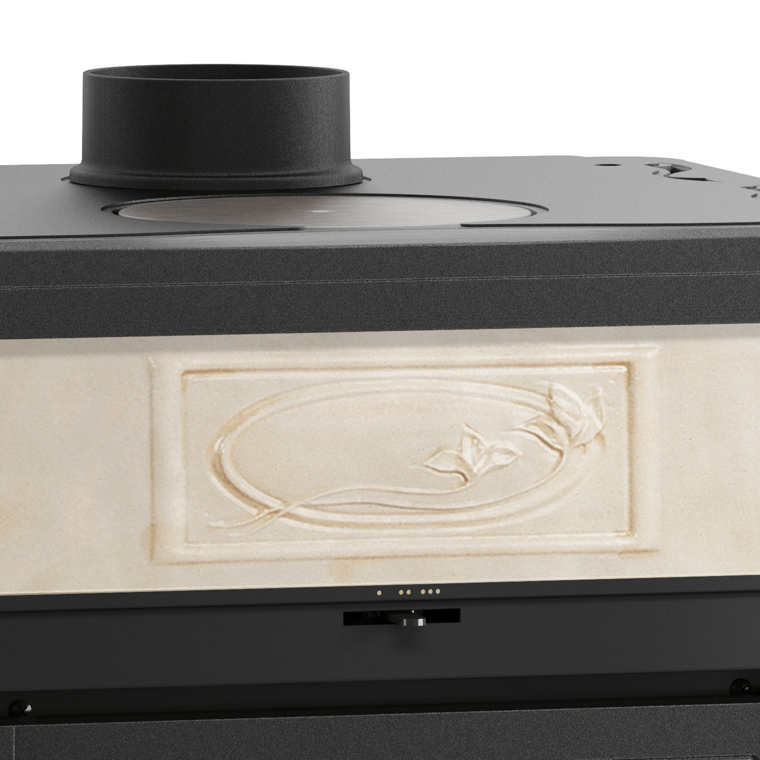 La Nordica Termorossella Plus Evo DSA.16 Wasserführender Kaminofen Liberty Panna