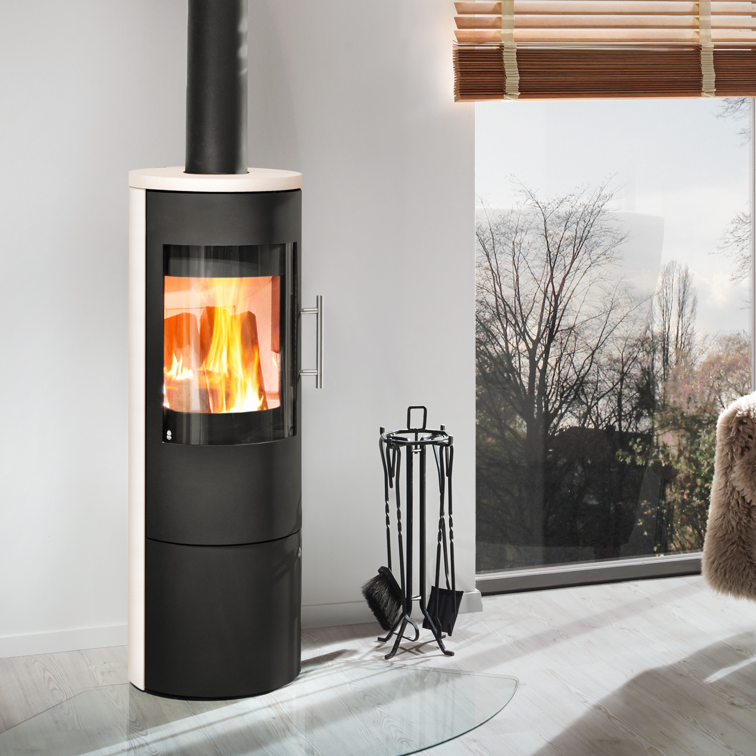 Königshütte Vela Plus Kaminofen Keramik Vanilla Königshütte Vela Plus Kaminofen Keramik Vanilla