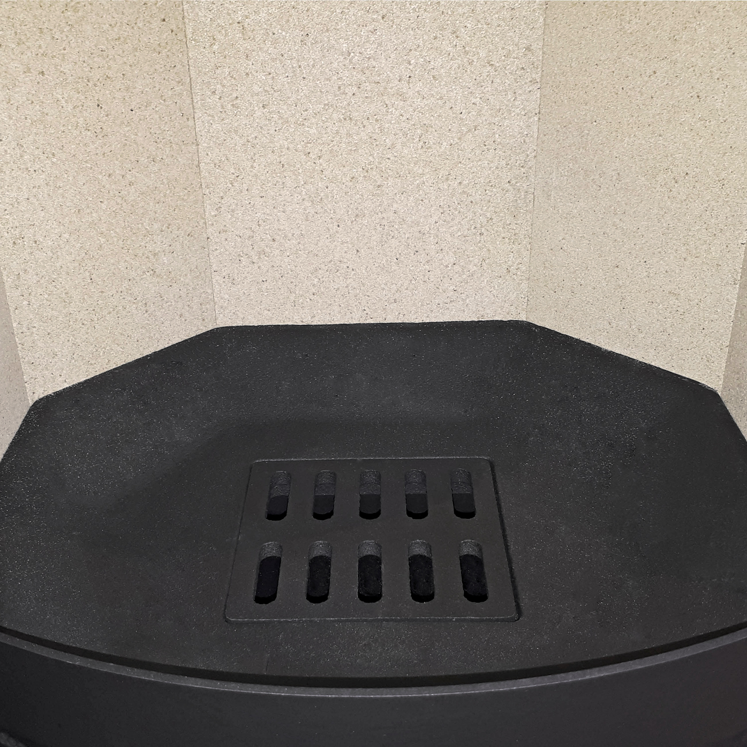 Justus Baltrum 5 D 2.0 Kaminofen Stahl Schwarz / Speckstein