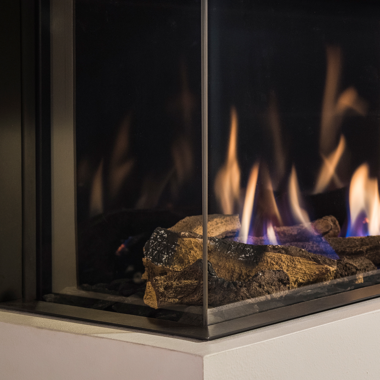 Trimline Fires Trimline 120 Corner Left Gas Kamineinsatz G30/G31