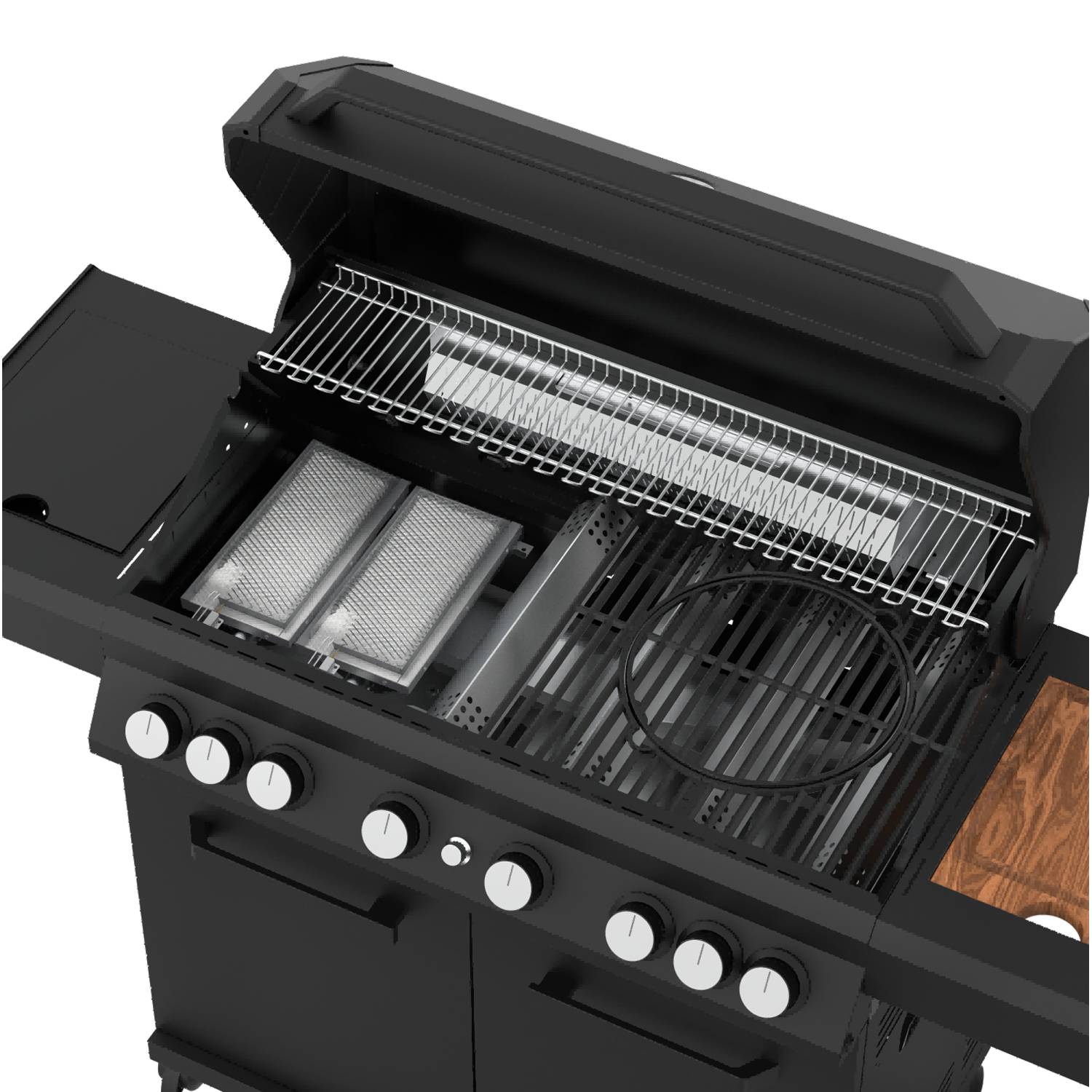 Grill Guru Gas-Grillstation 6-Brenner 30 mBar