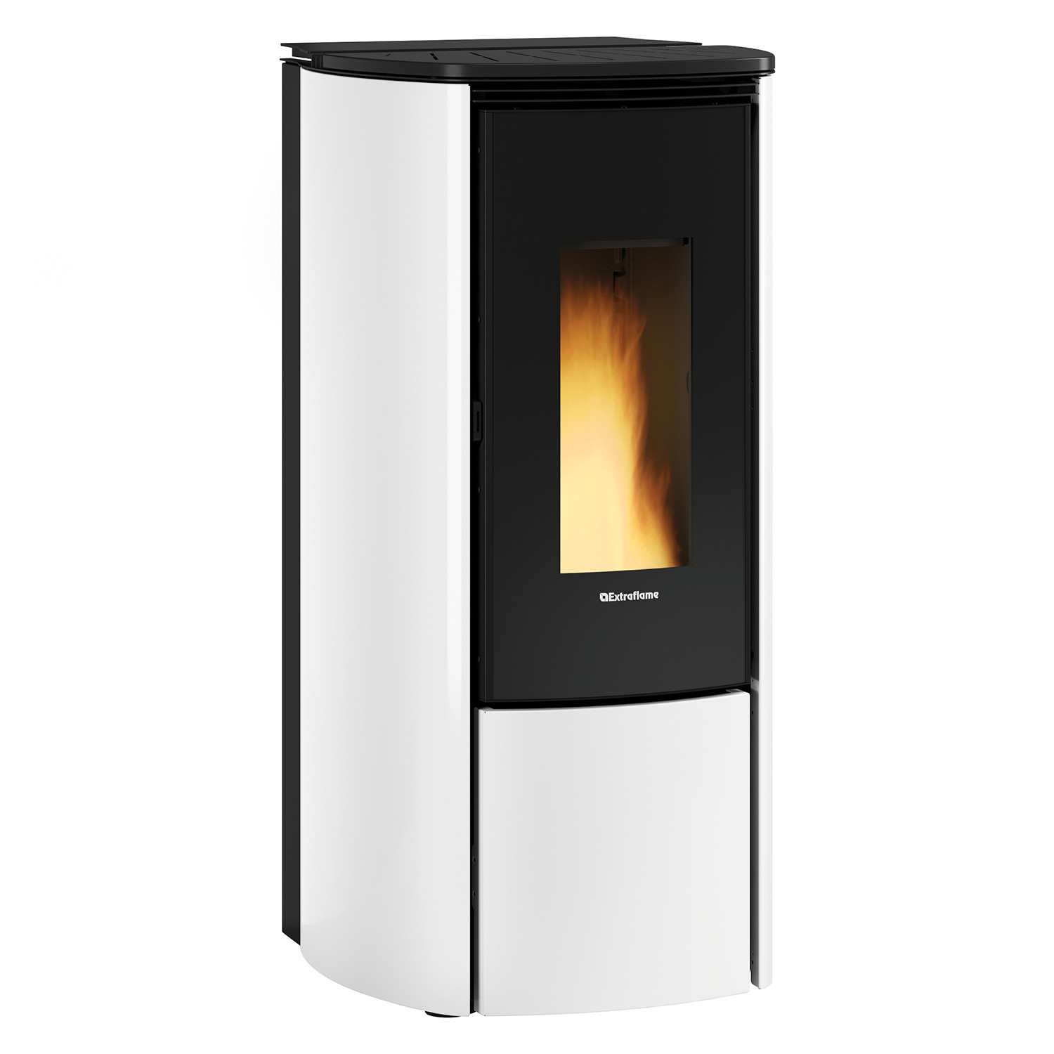 Extraflame Evolution Line Katia 9 Pelletofen Stahl Weiß Extraflame Evolution Line Katia 9 Pelletofen Stahl Weiß
