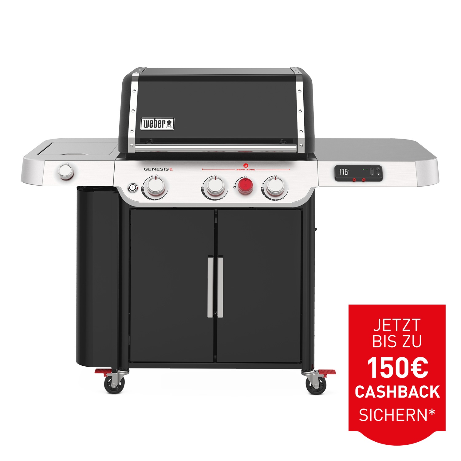 Weber Genesis EX-335 Smart Gas-Grillstation Schwarz