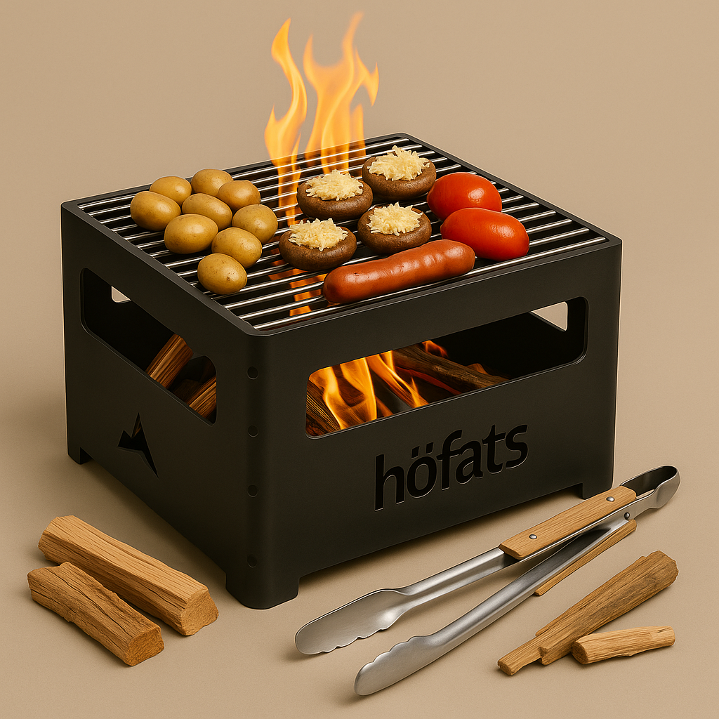 höfats-beerbox-mit-würstchen-und-grillzubehör-im-comic-stil