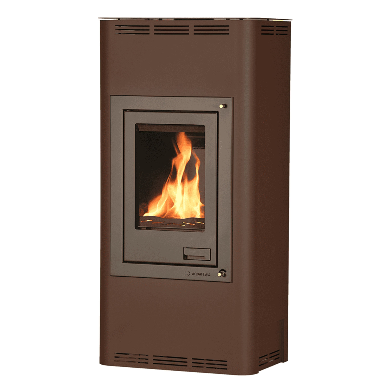 Aquaflam 7 Basic Wasserführender Kaminofen Brown