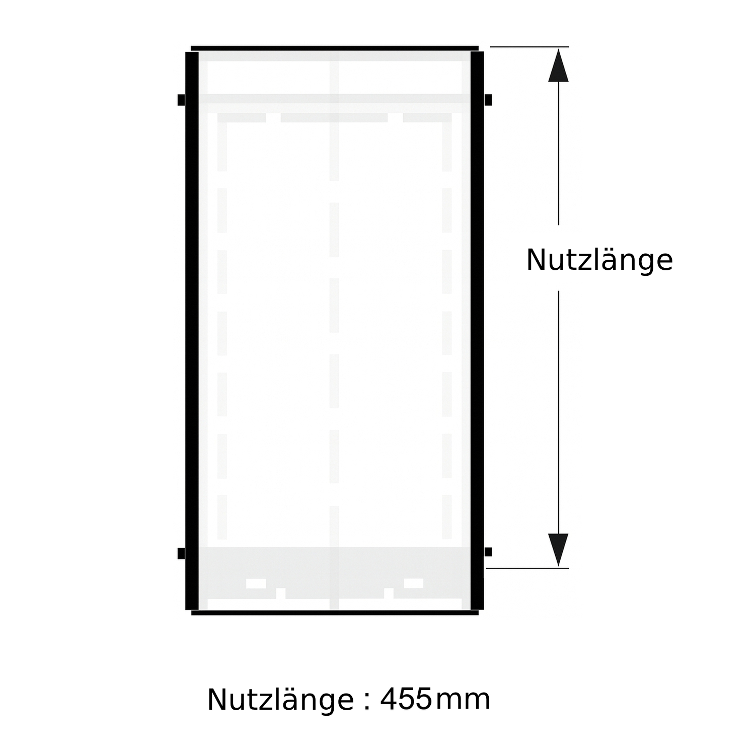 Schiedel ICS Rohrelement 500 mm Ø200 doppelwandig glänzend