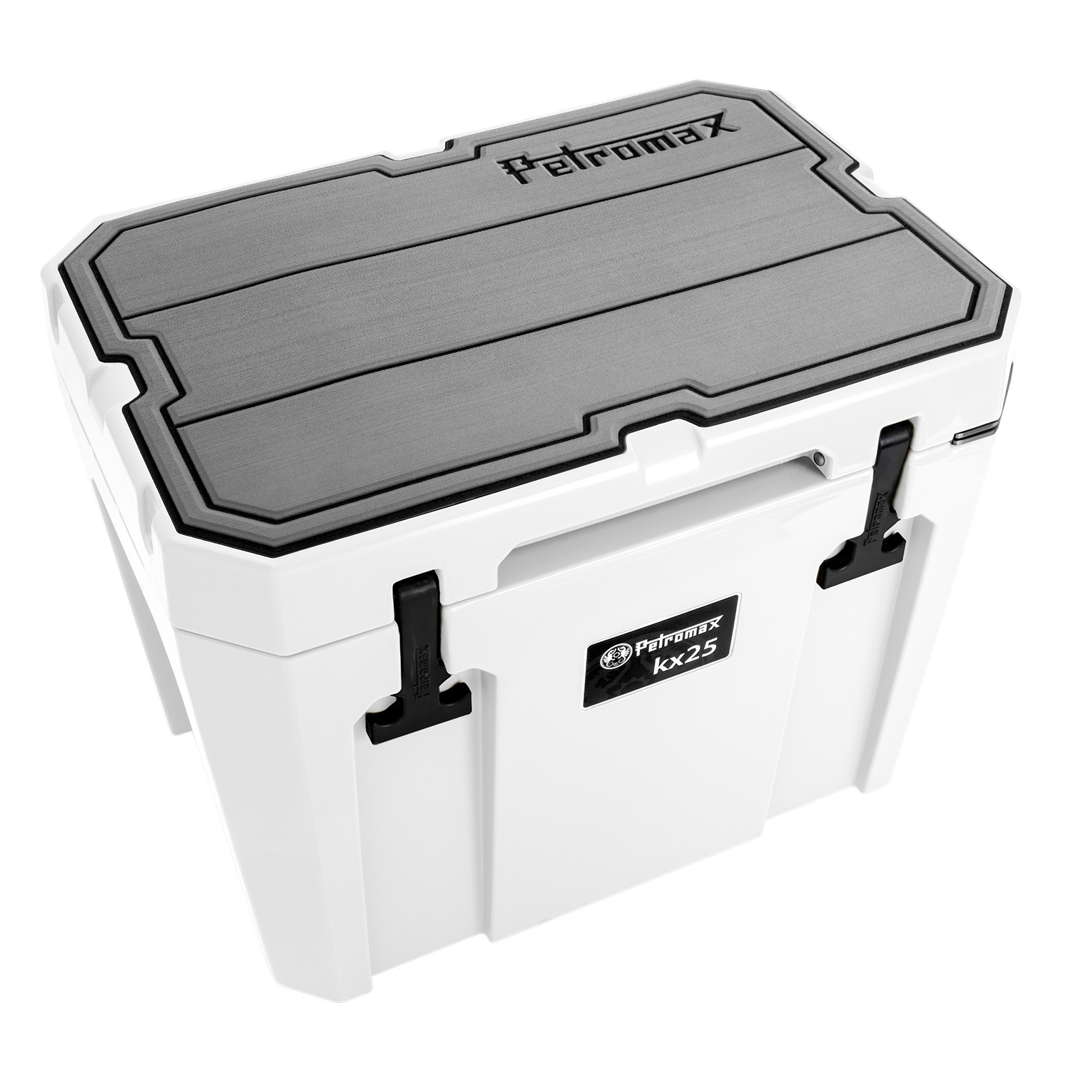 Petromax Haft-Auflage für Kühlbox kx25 Grau mit Linien Petromax Haft-Auflage für Kühlbox kx25 Grau mit Linien